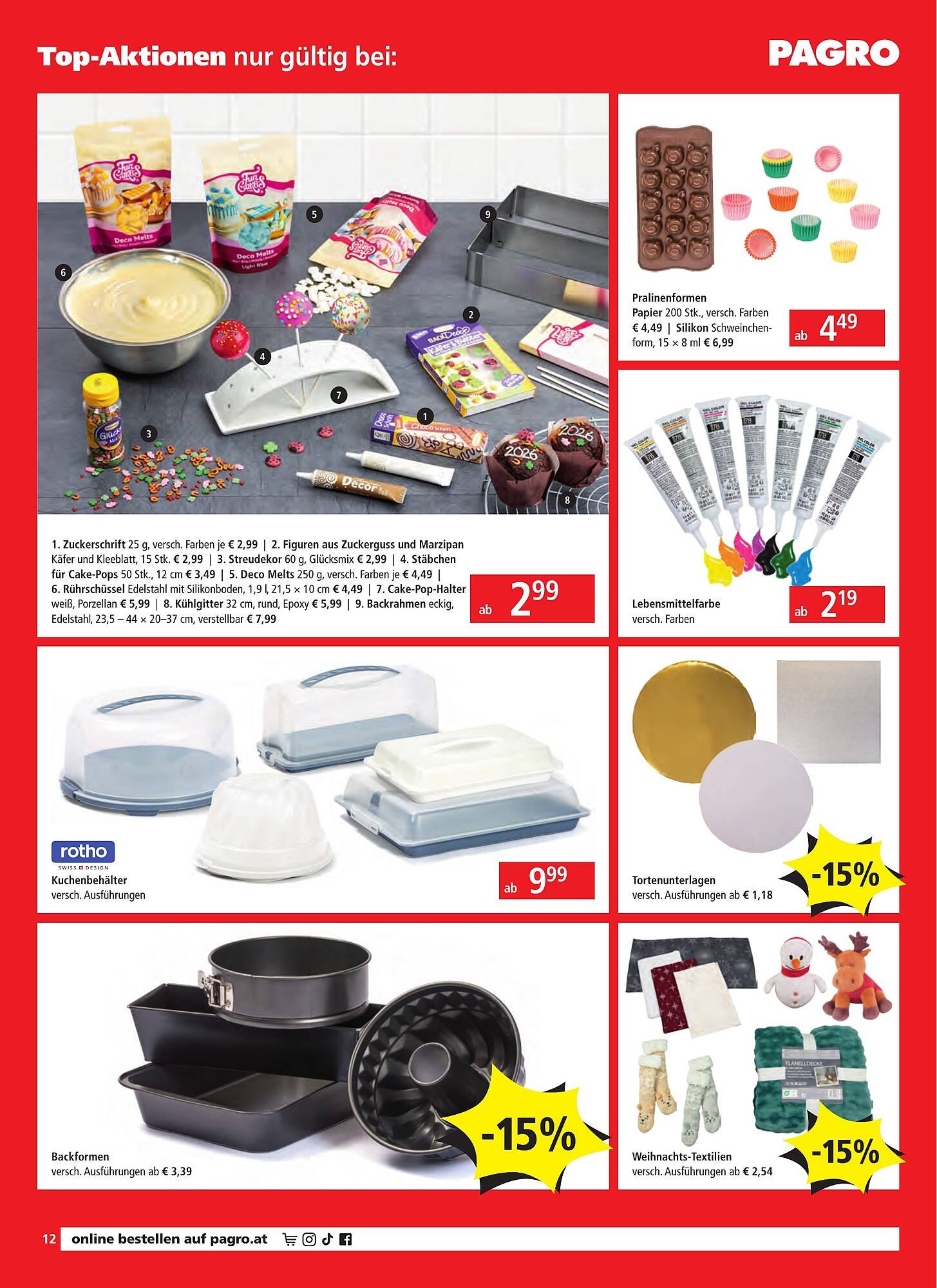 Pagro Diskont Flugblatt