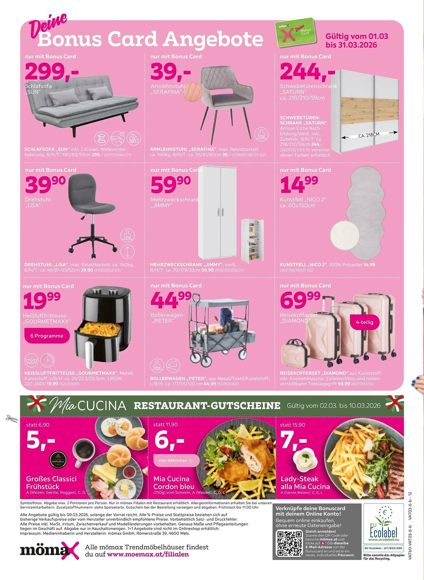 Mömax Flugblatt