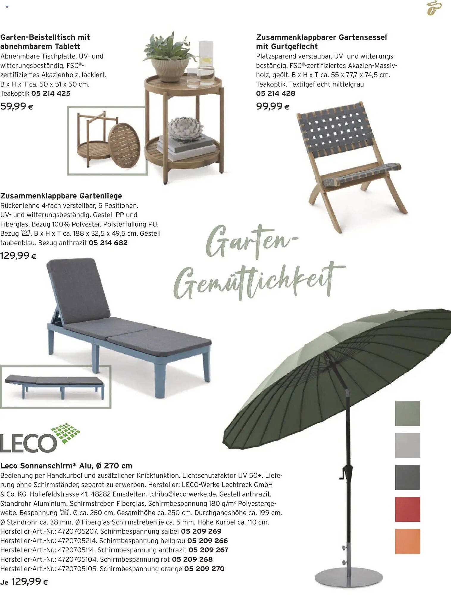 Tchibo Eduscho Flugblatt