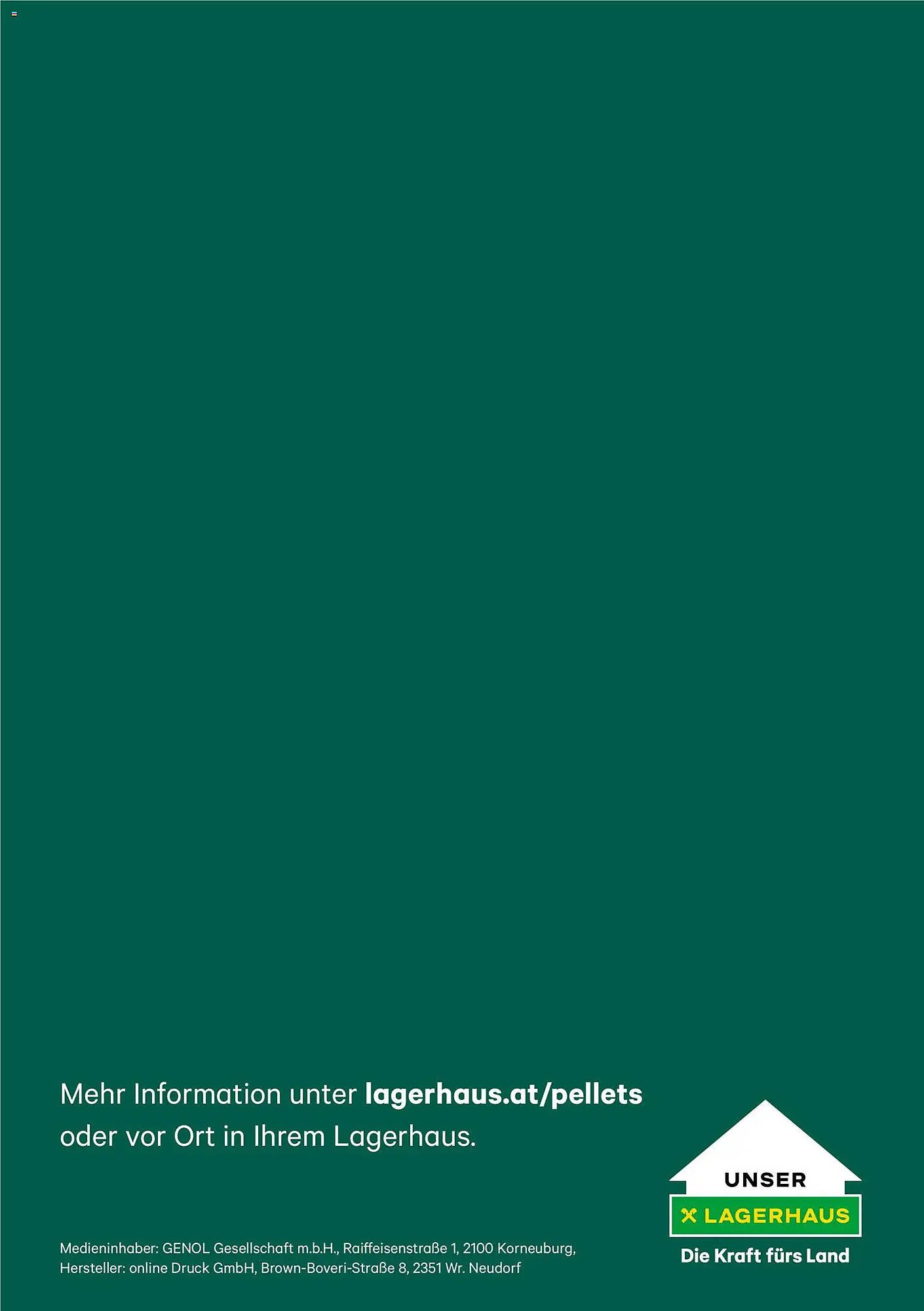 Lagerhaus Flugblatt