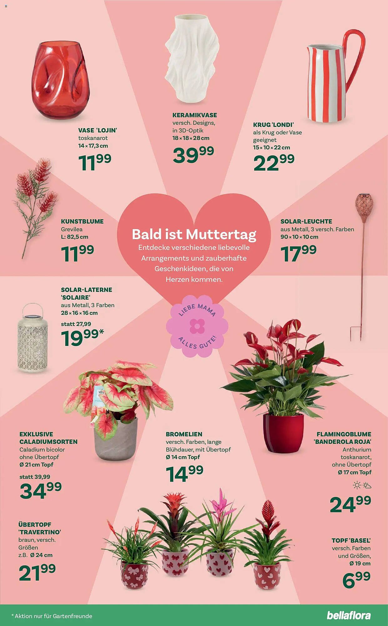 Bellaflora Flugblatt