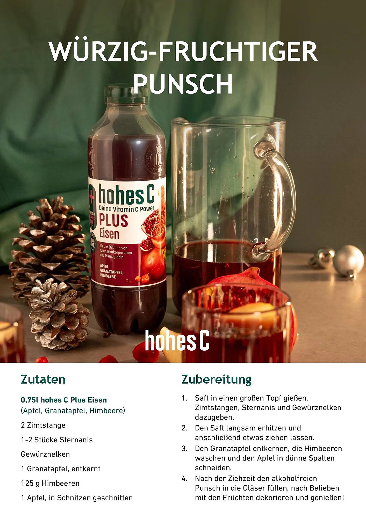 Hohes C - Deine Vitamin C Power Flugblatt