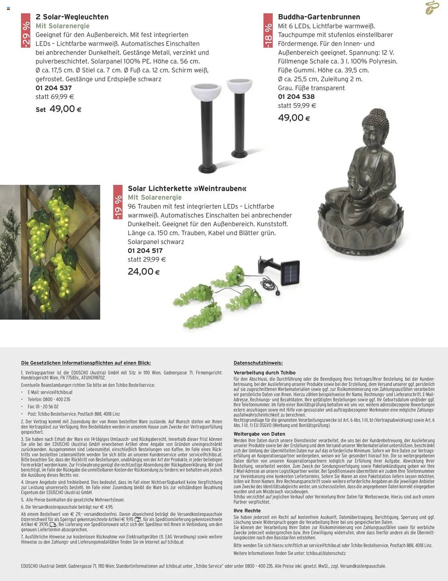 Tchibo Eduscho Flugblatt (2025-08-01 - 2025-08-31)