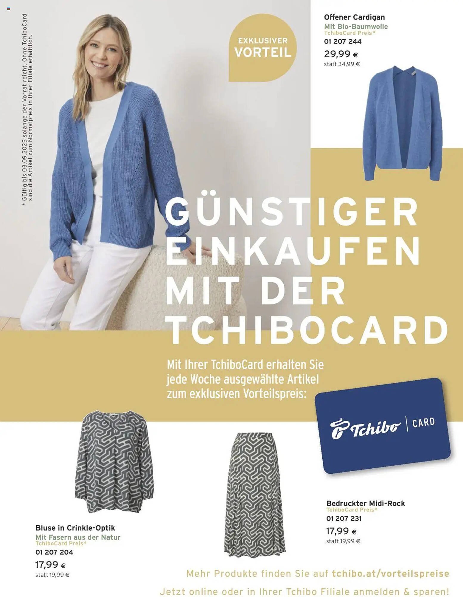 Tchibo Eduscho Flugblatt (2025-08-01 - 2025-08-31)