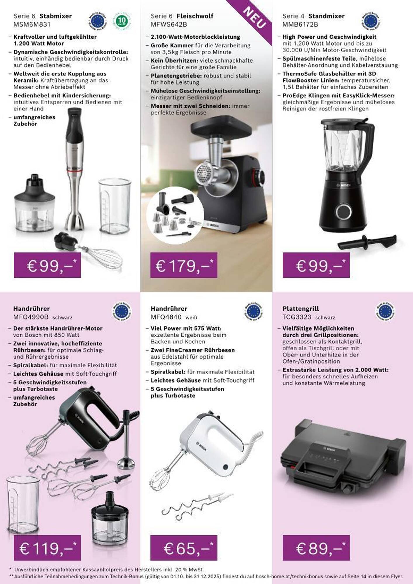 Bosch Professional Flugblatt