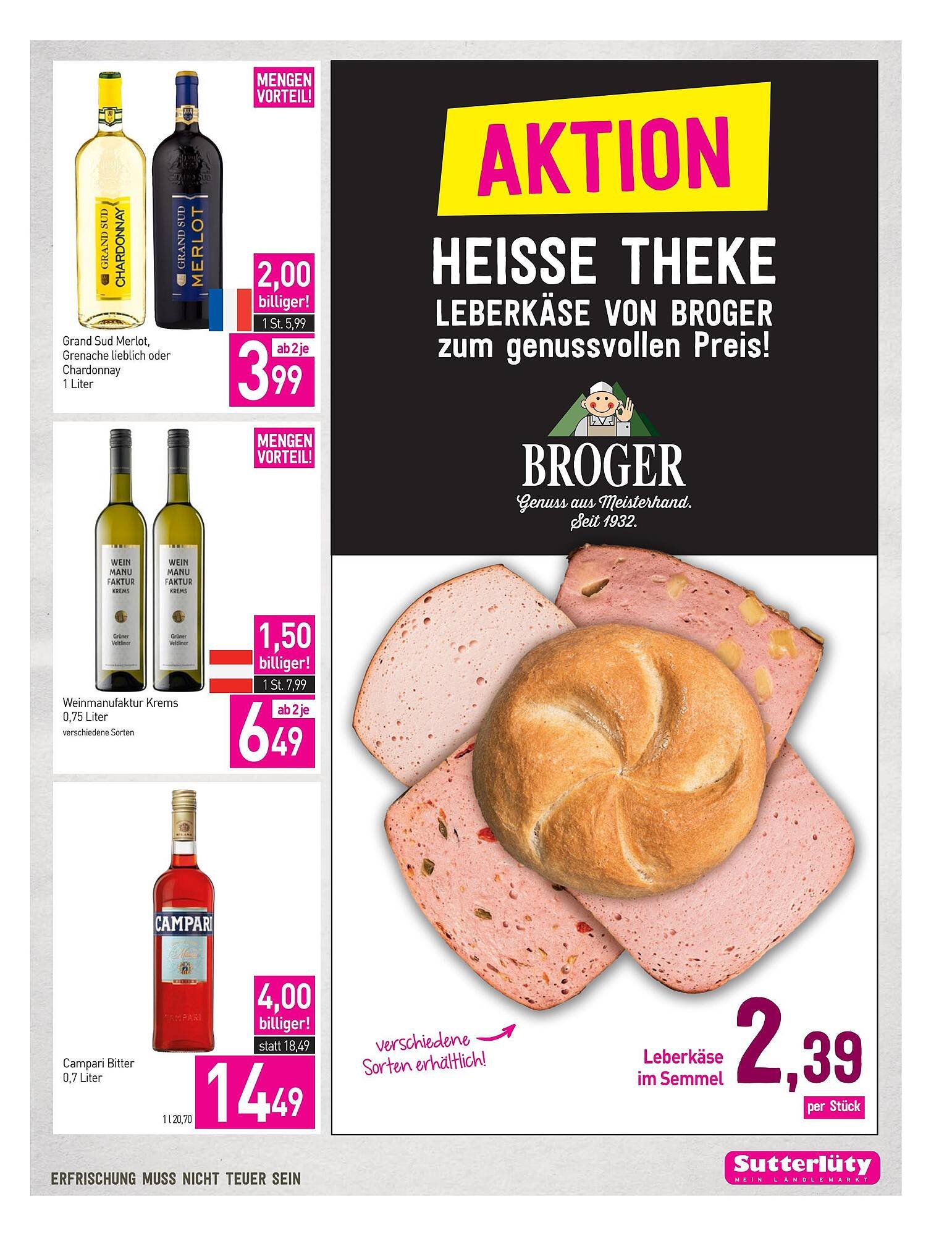 Sutterlüty Flugblatt