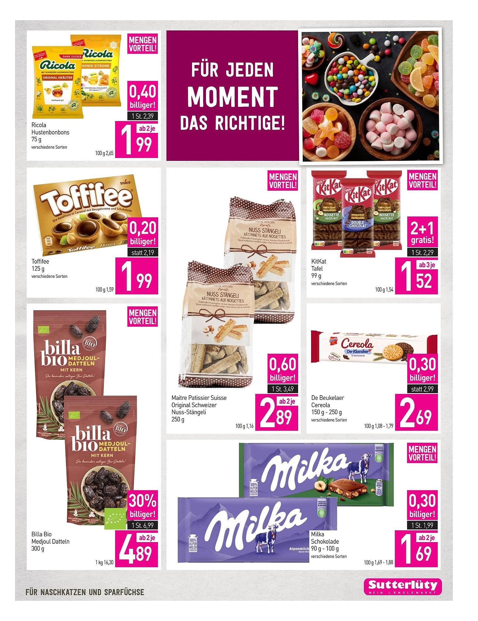 Sutterlüty Flugblatt