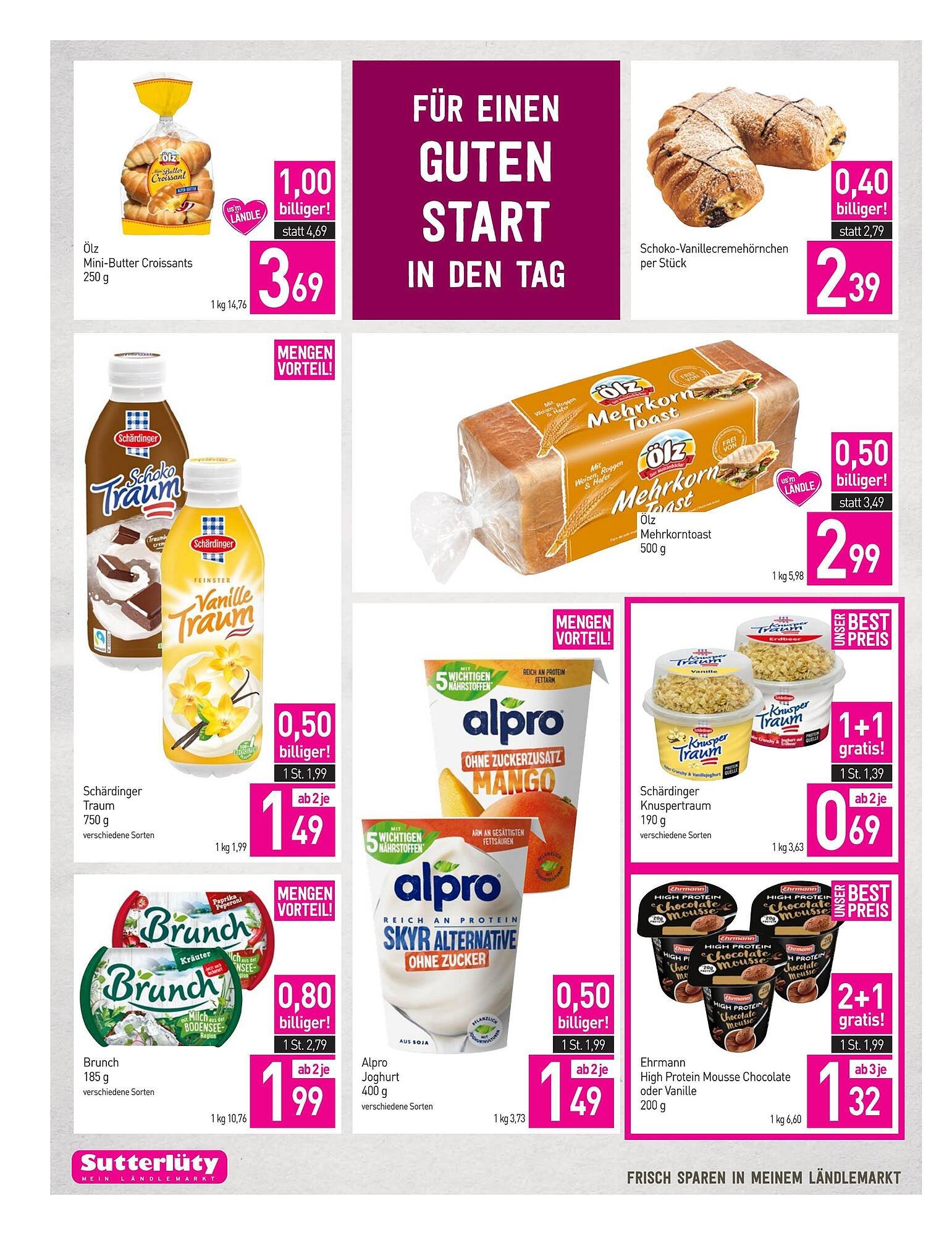 Sutterlüty Flugblatt