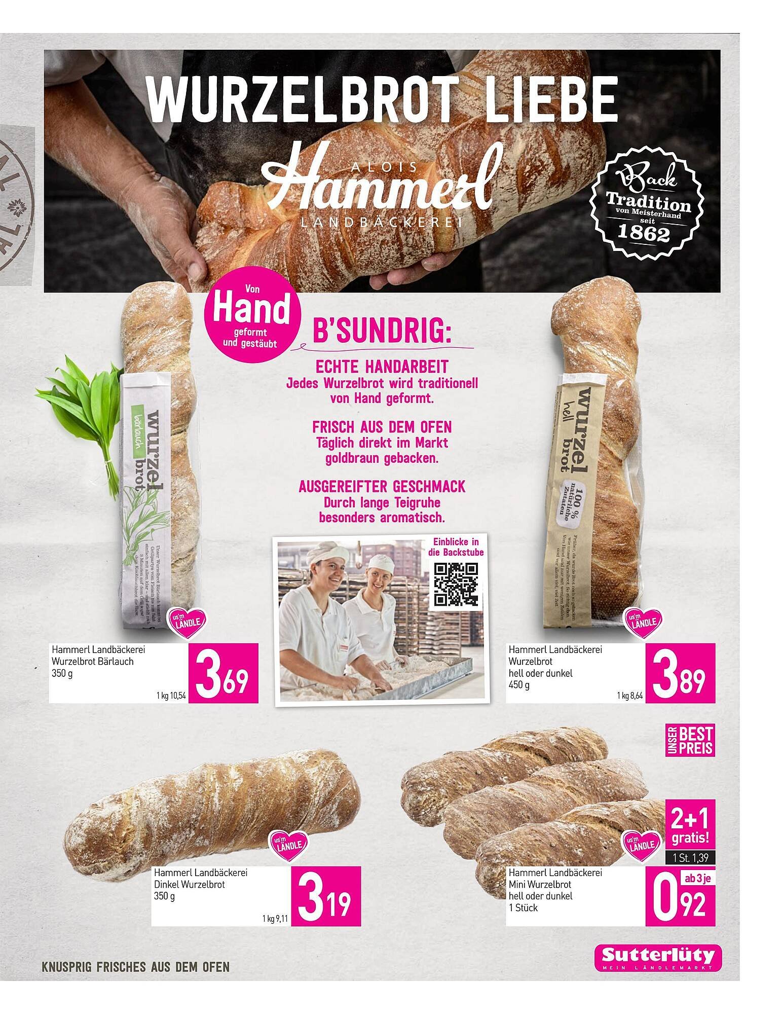 Sutterlüty Flugblatt