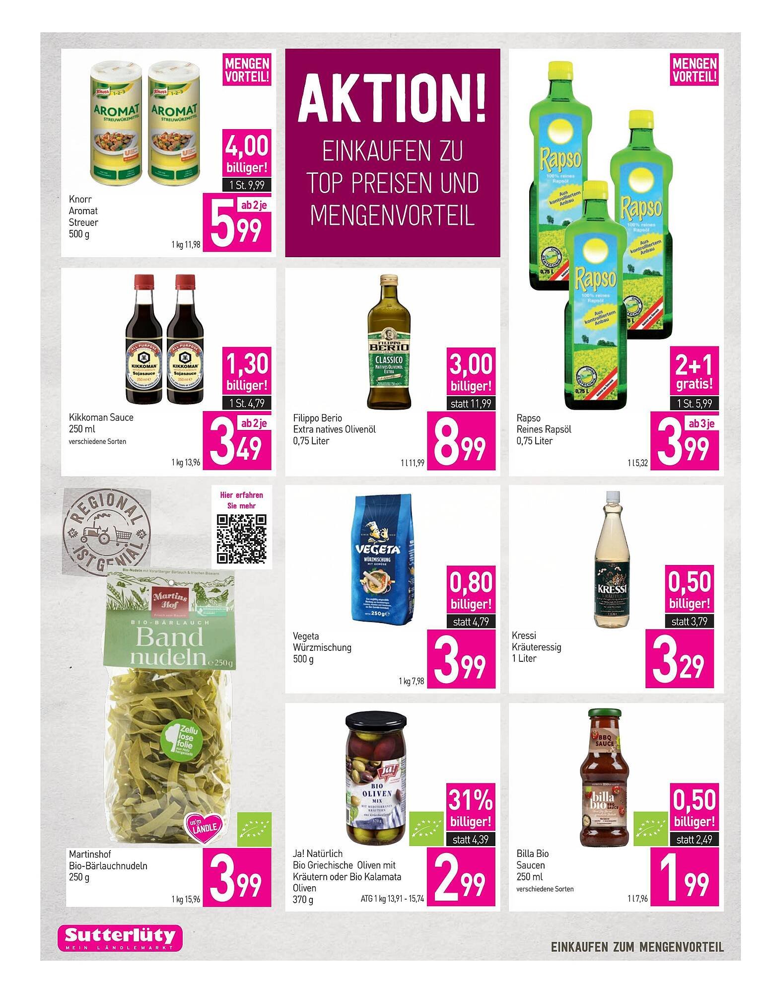 Sutterlüty Flugblatt