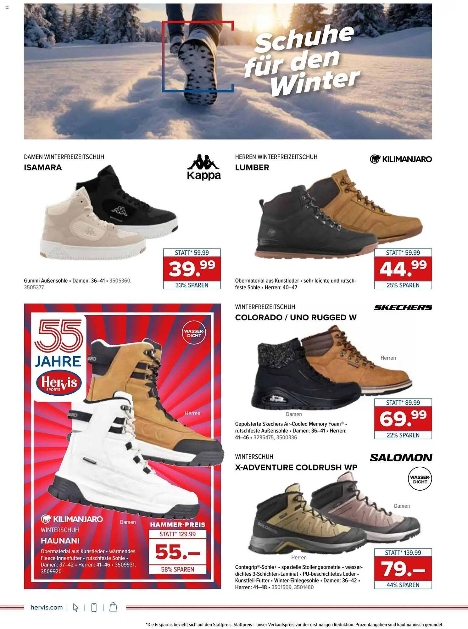 Hervis Flugblatt (2025-11-04 - 2025-11-16) | 10