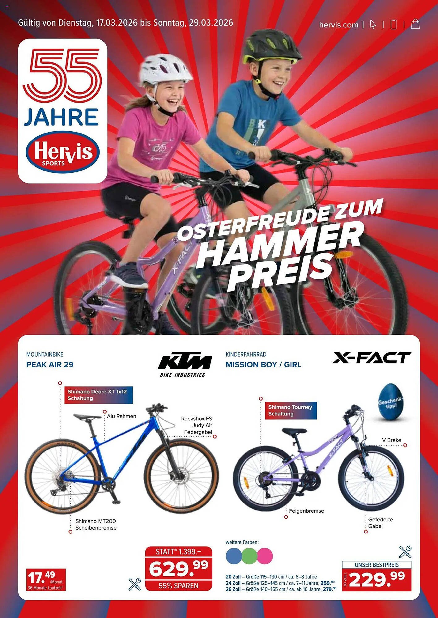 Hervis Flugblatt (2026-03-17 - 2026-03-25) | 1