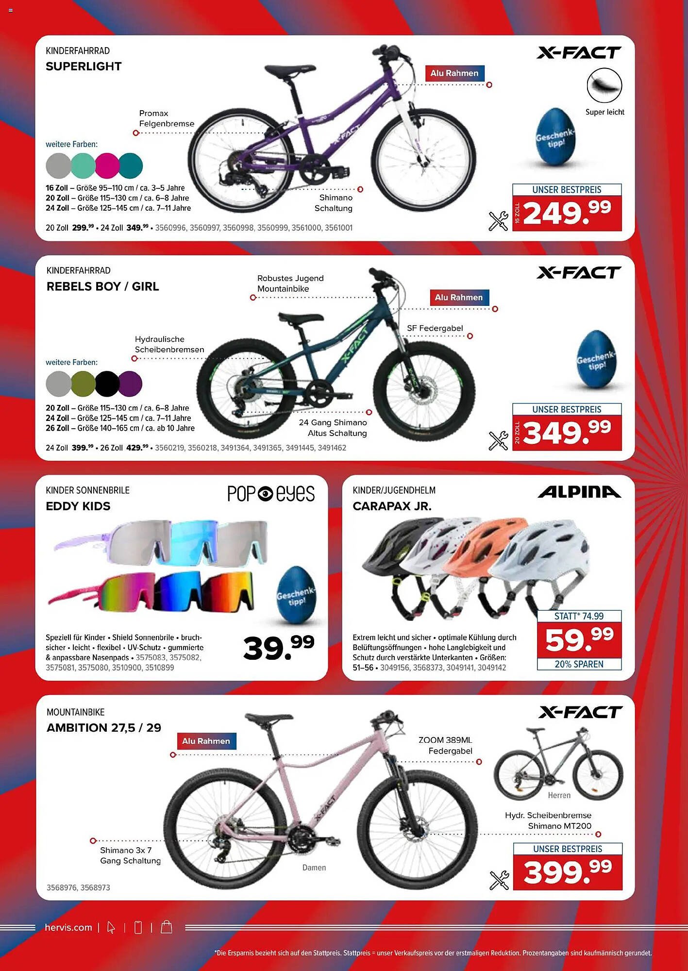 Hervis Flugblatt (2026-03-17 - 2026-03-25) | 2