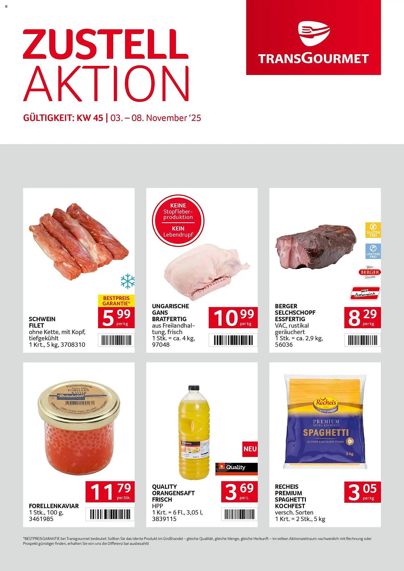 Transgourmet Flugblatt