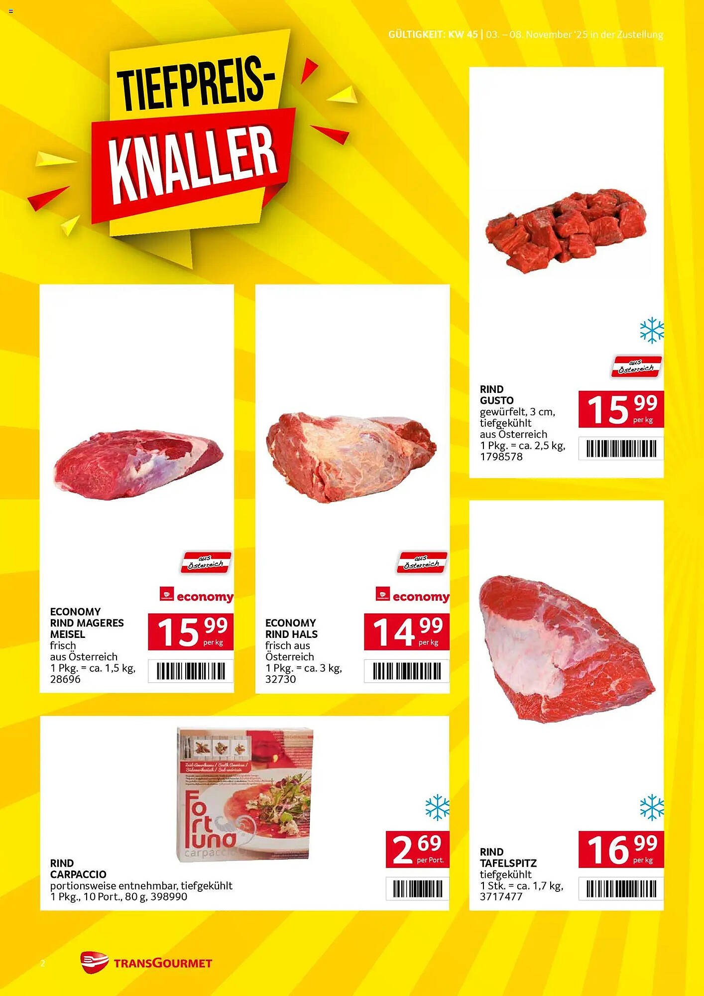 Transgourmet Flugblatt