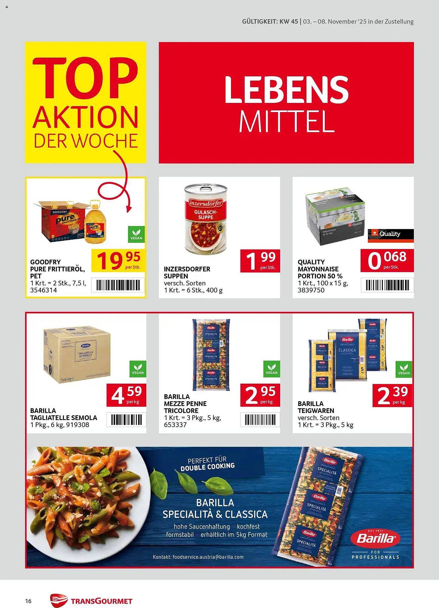 Transgourmet Flugblatt