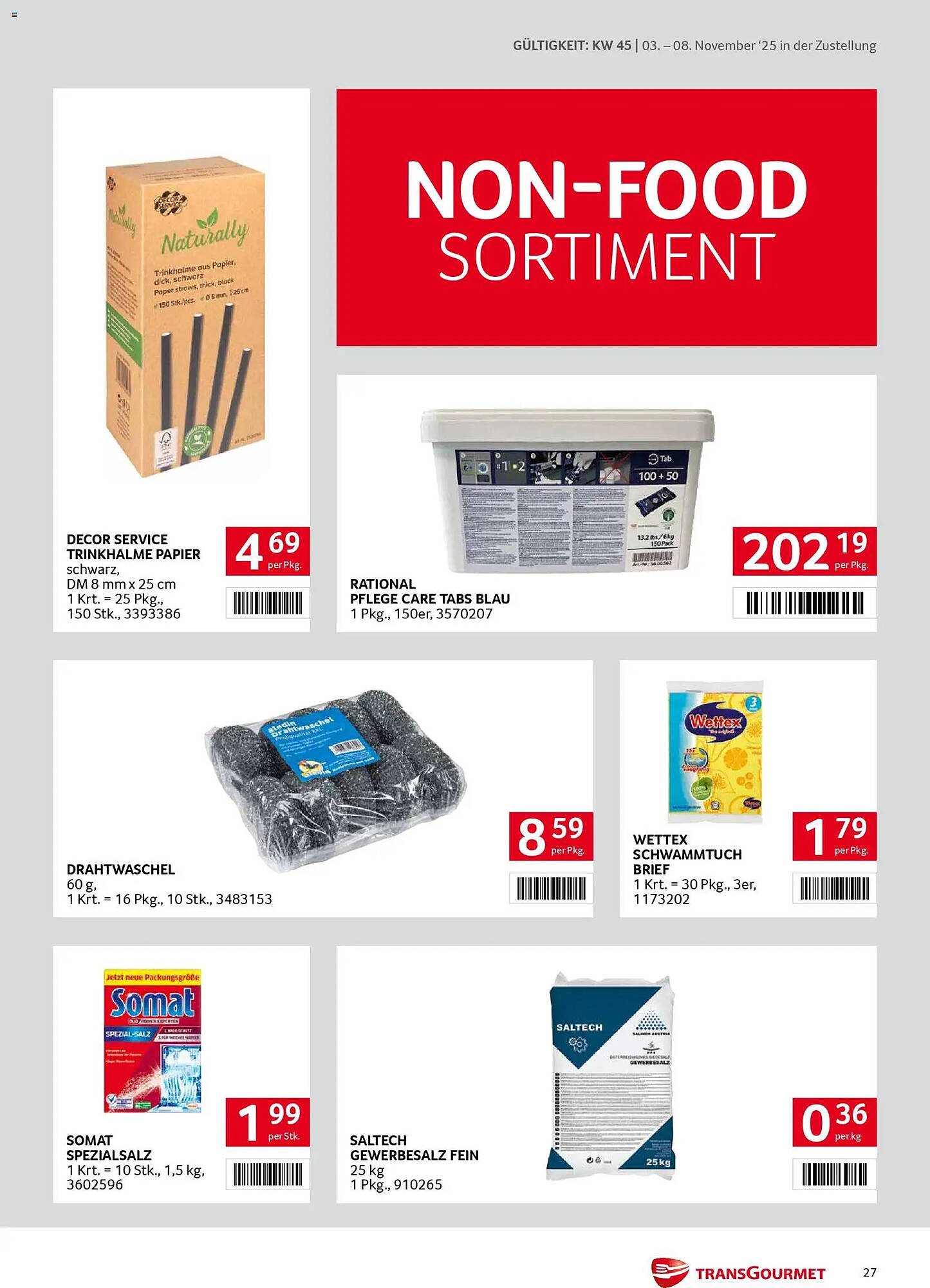 Transgourmet Flugblatt