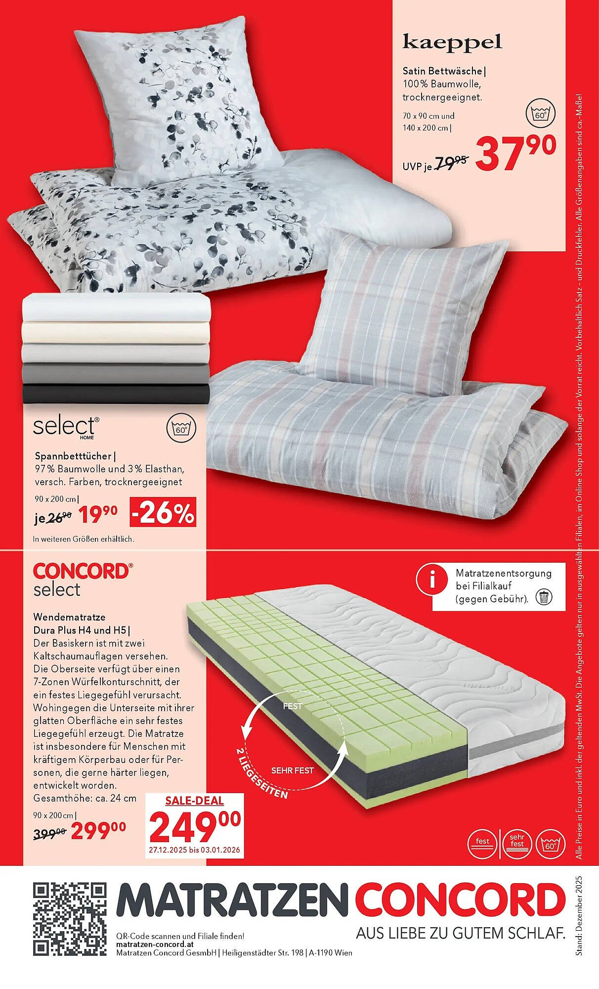 Matratzen Concord Prospekt