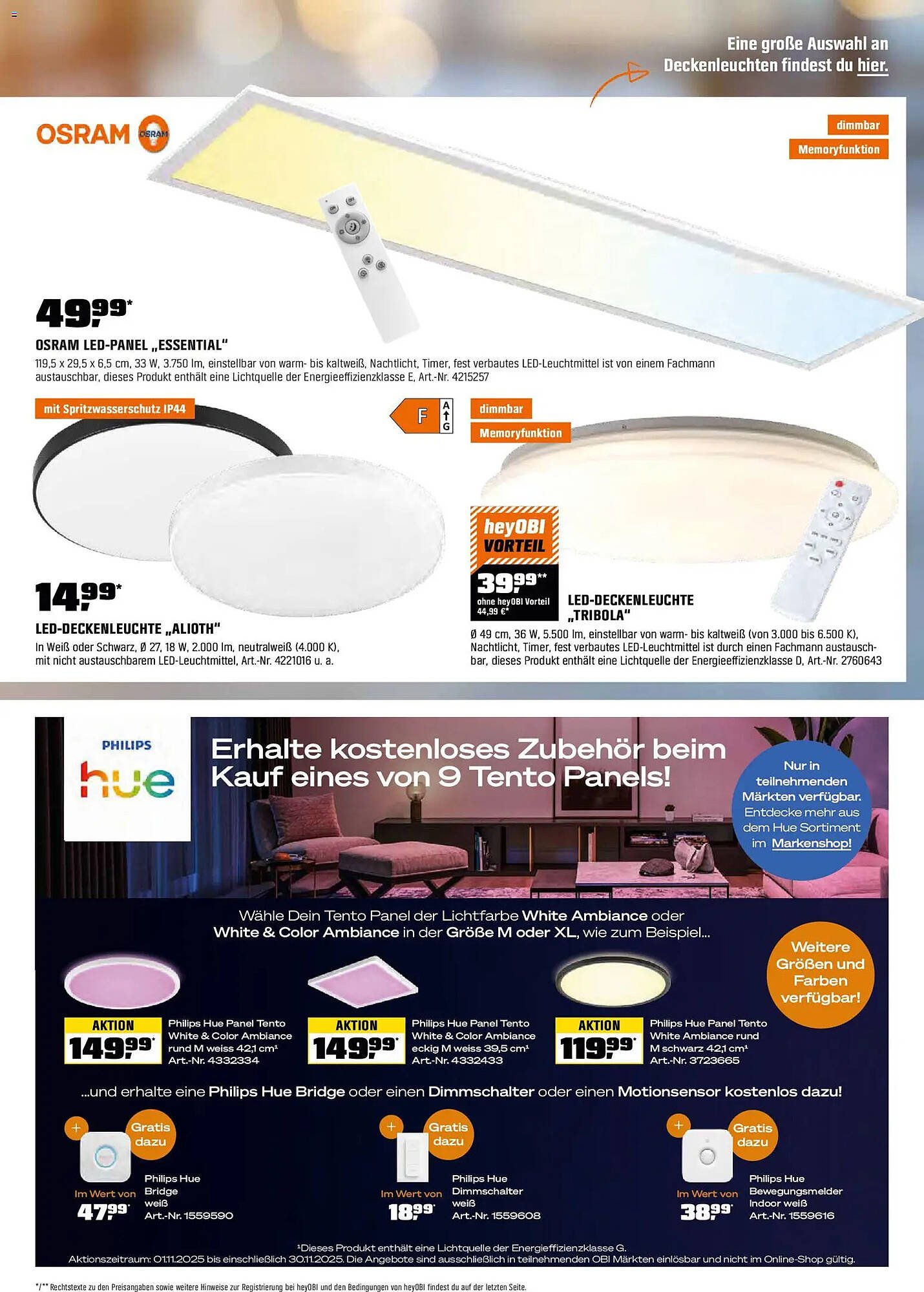 OBI Flugblatt (2025-11-14 - 2025-11-30)