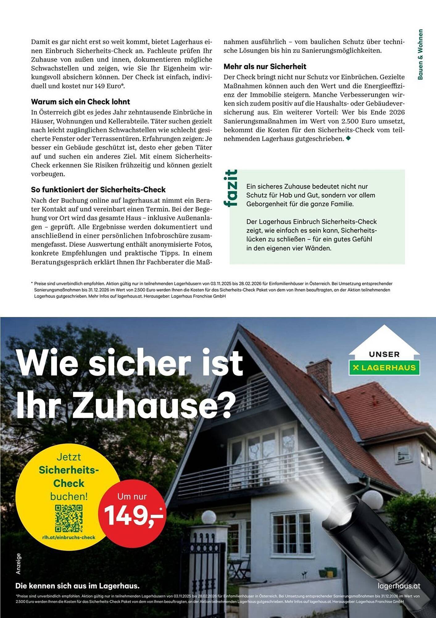 Lagerhaus Flugblatt