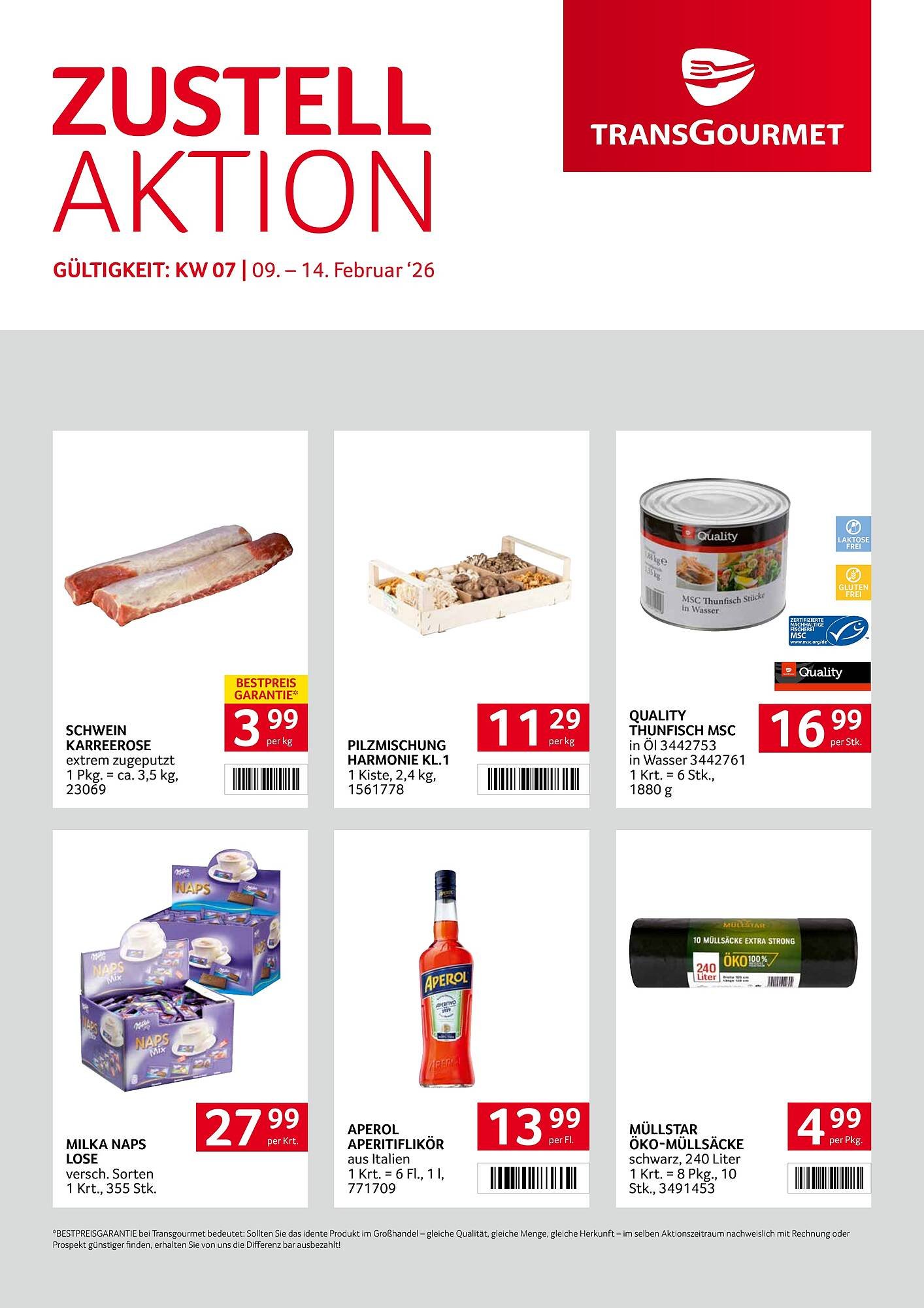 Transgourmet Flugblatt