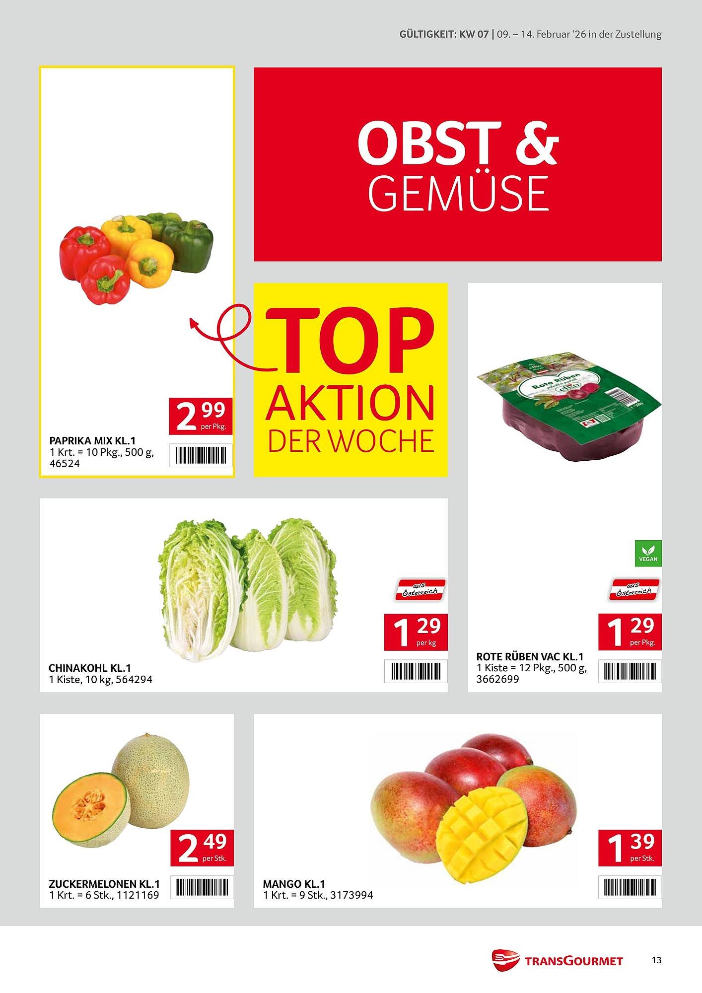 Transgourmet Flugblatt