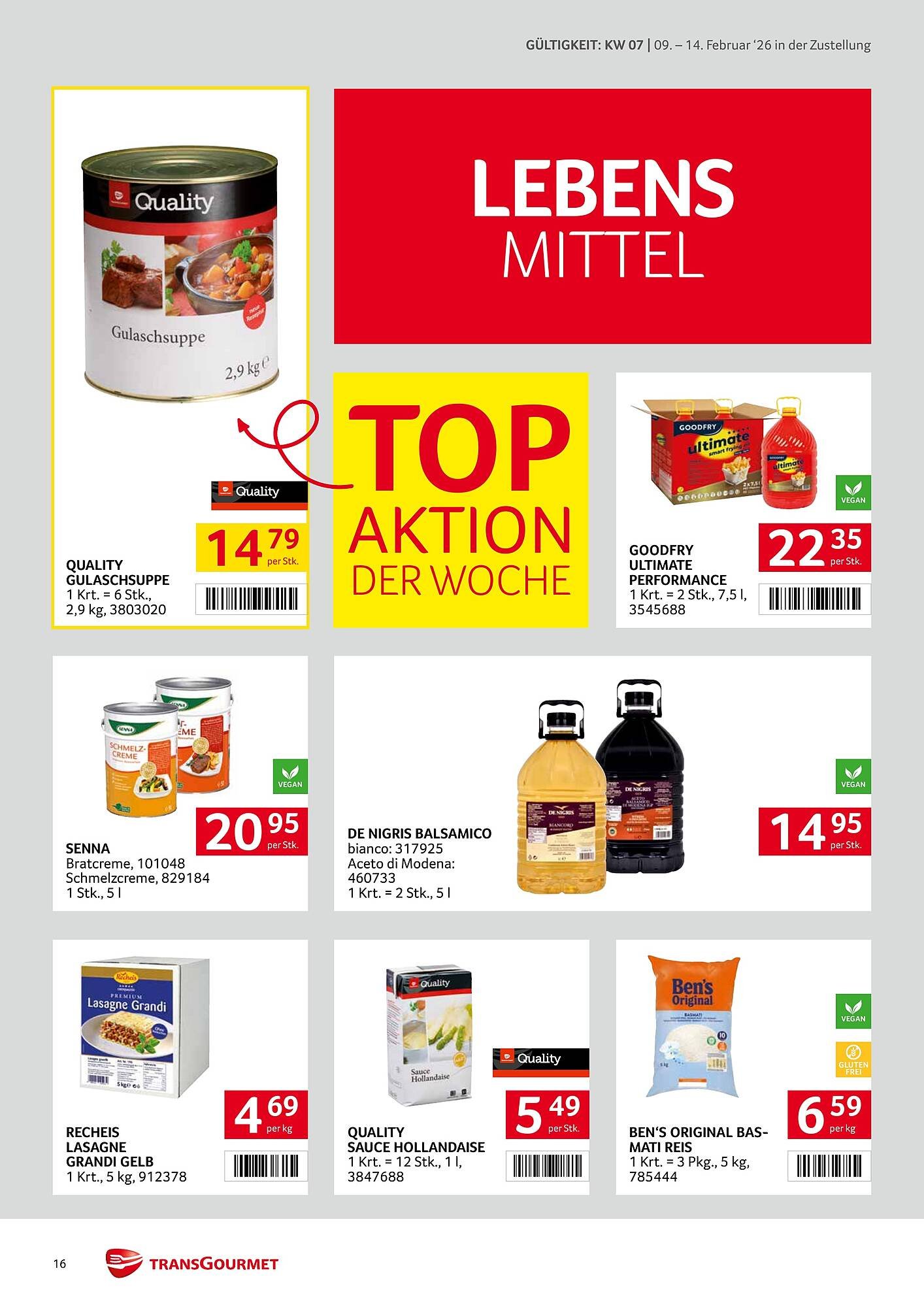 Transgourmet Flugblatt