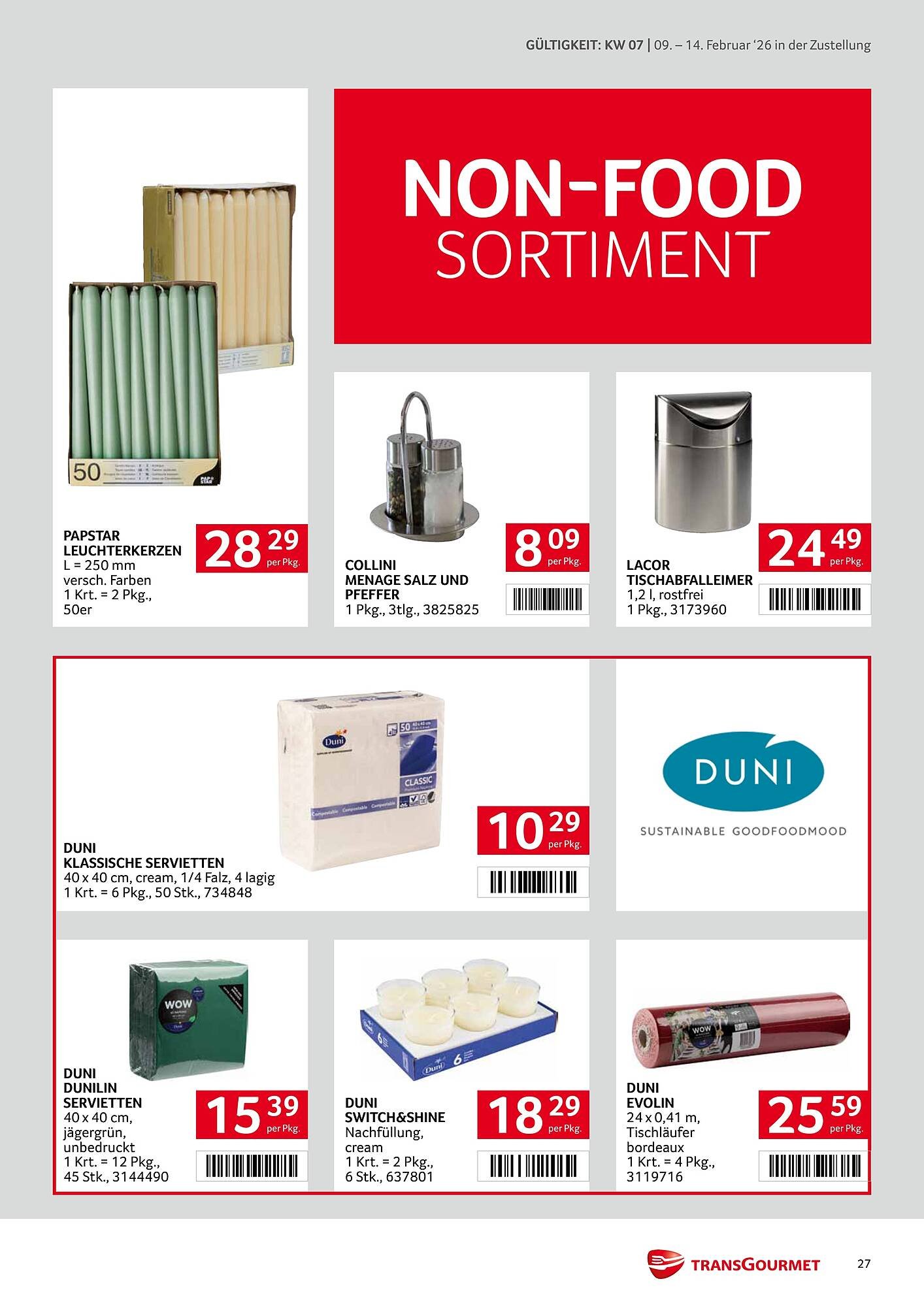 Transgourmet Flugblatt