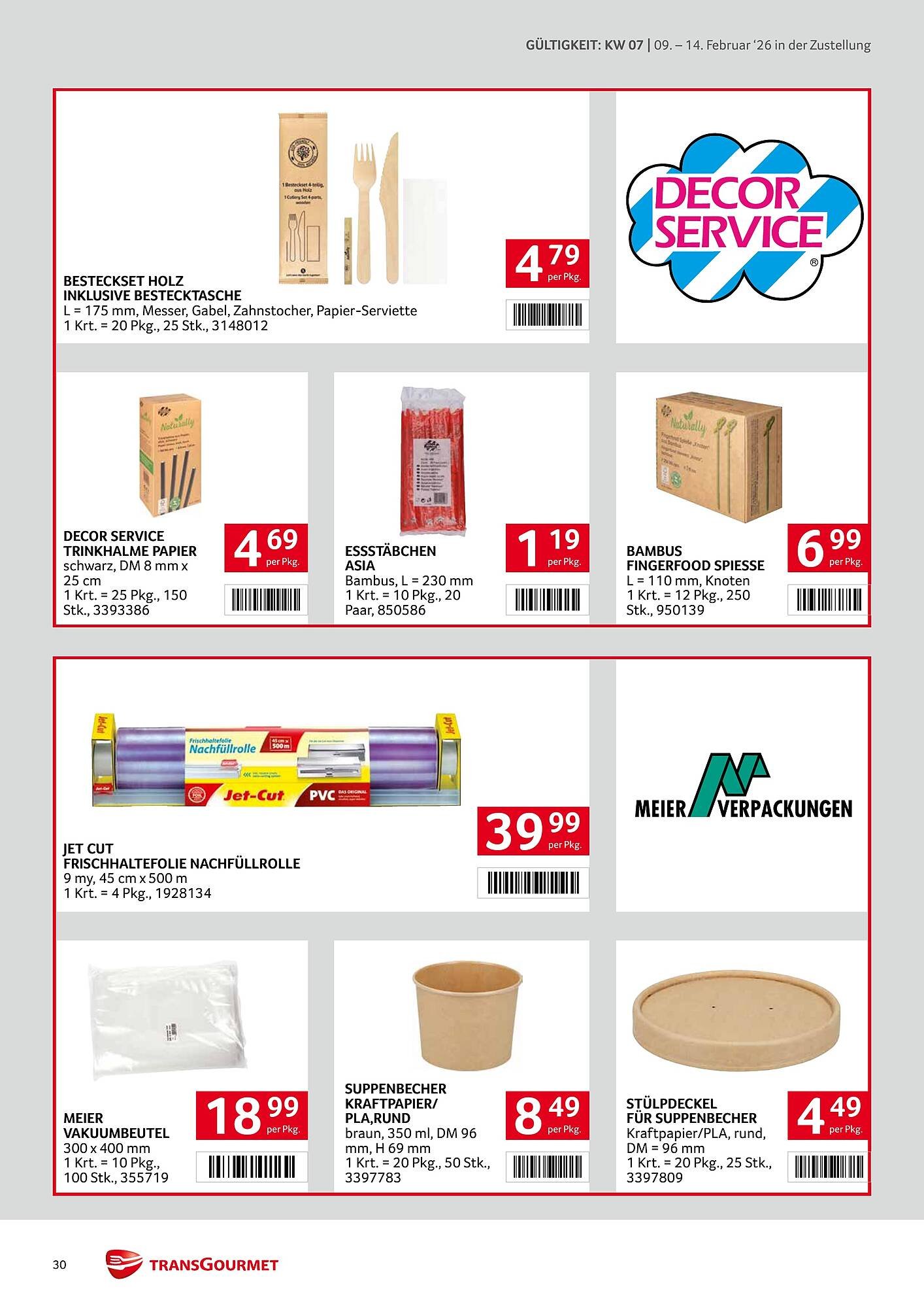 Transgourmet Flugblatt