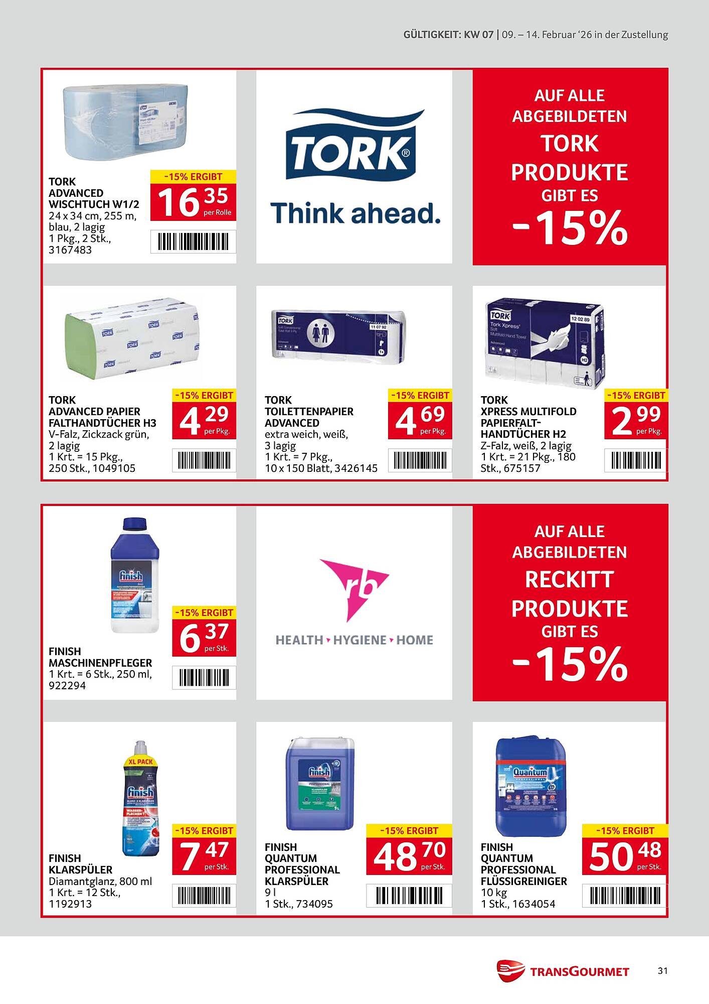 Transgourmet Flugblatt