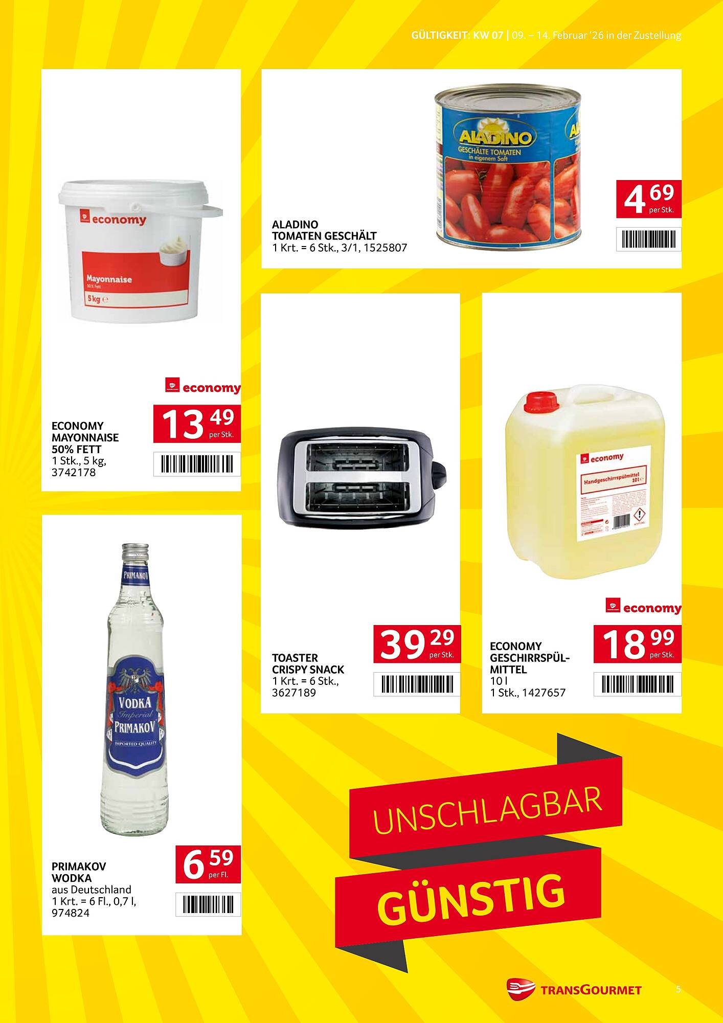 Transgourmet Flugblatt