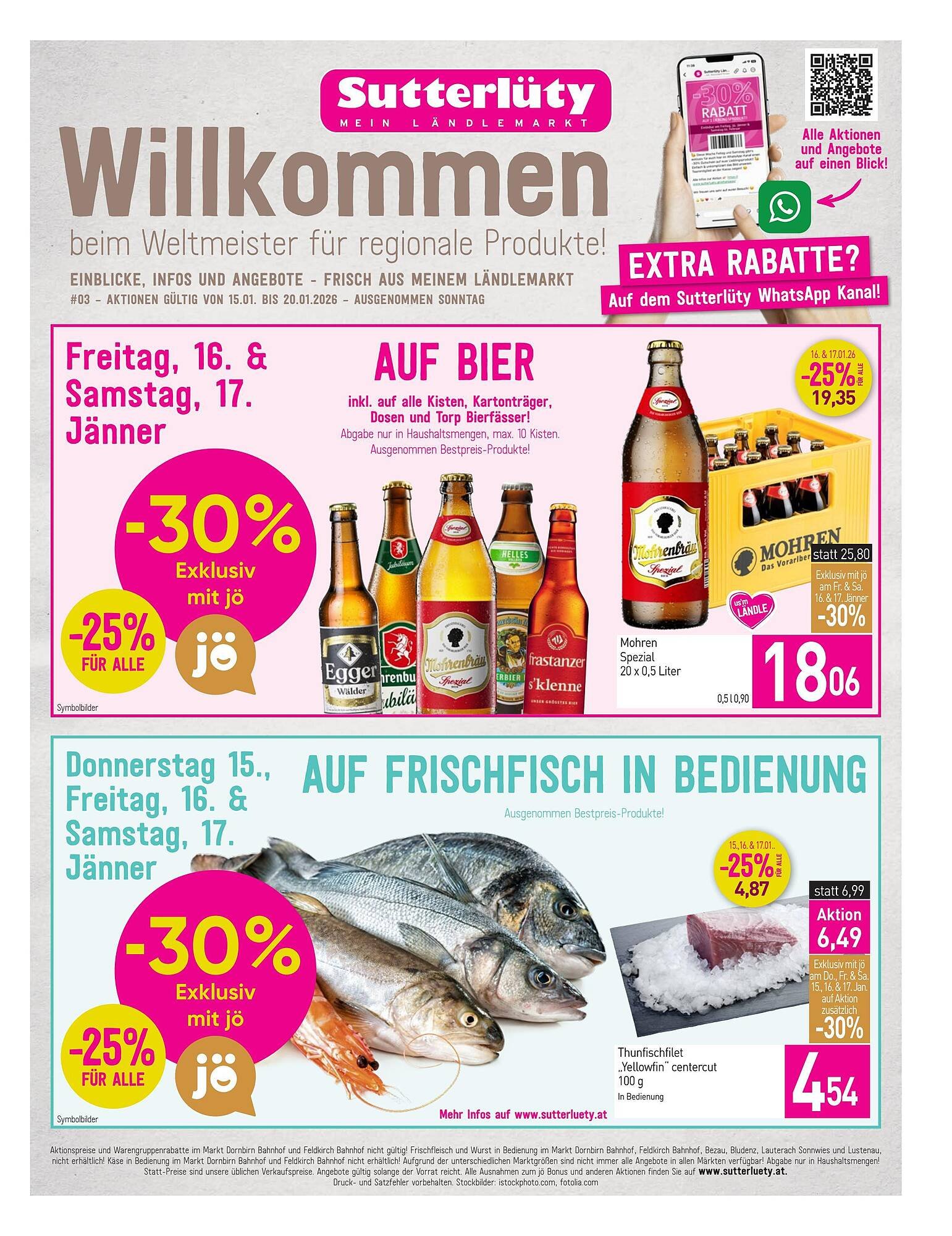 Sutterlüty Flugblatt