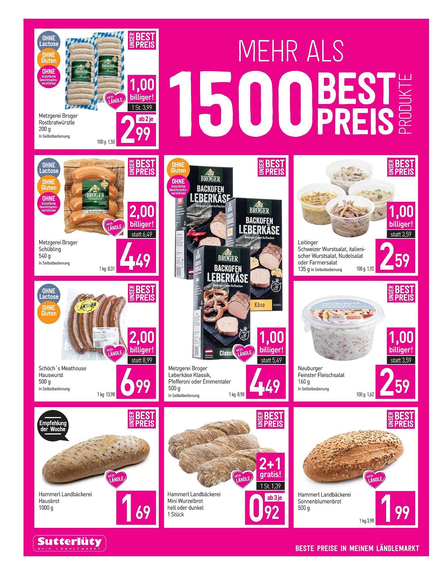 Sutterlüty Flugblatt