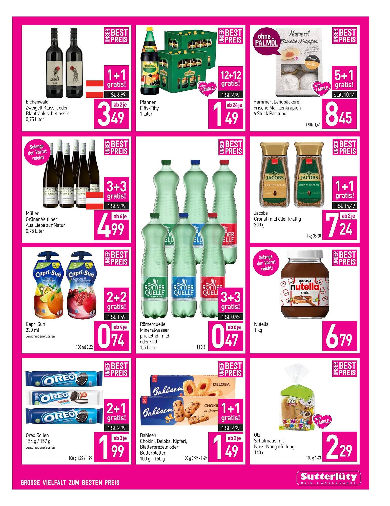 Sutterlüty Flugblatt