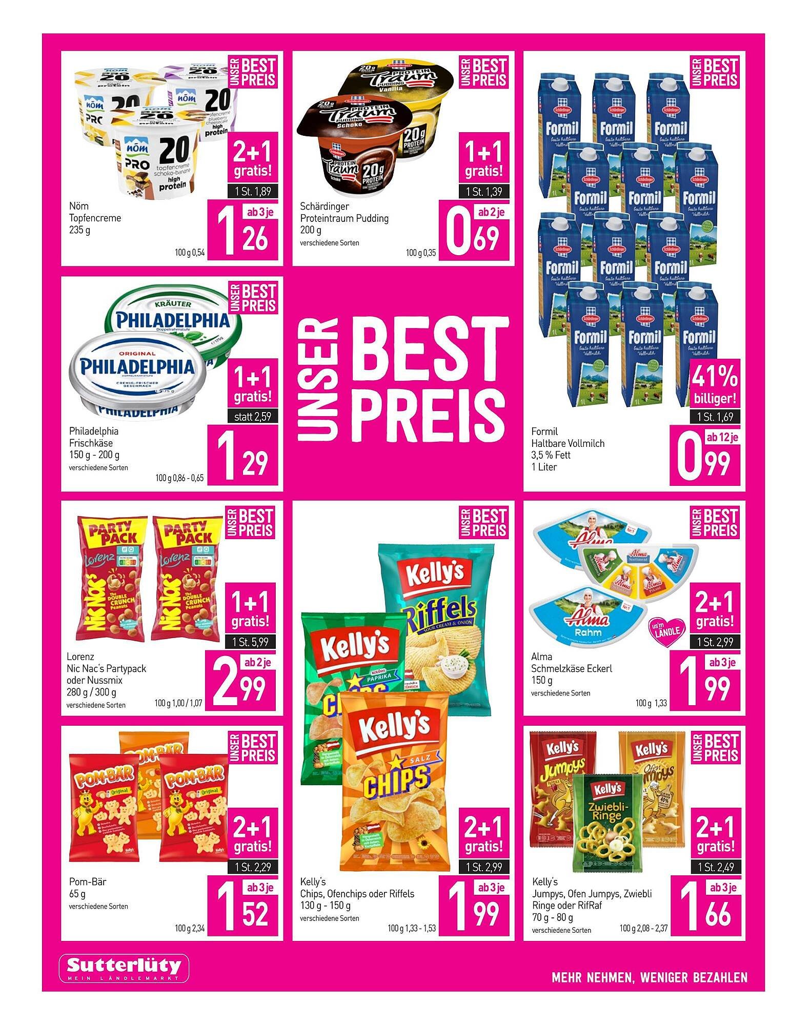 Sutterlüty Flugblatt