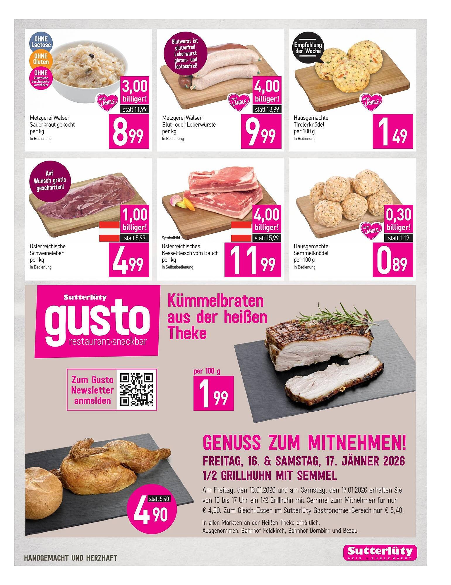 Sutterlüty Flugblatt