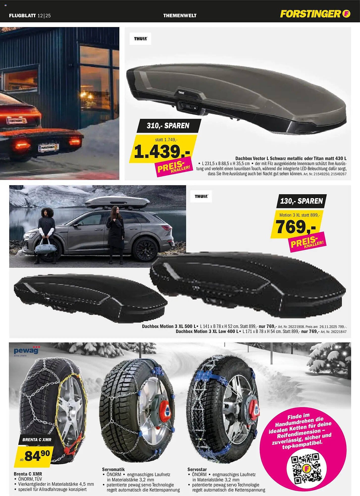 Forstinger Flugblatt