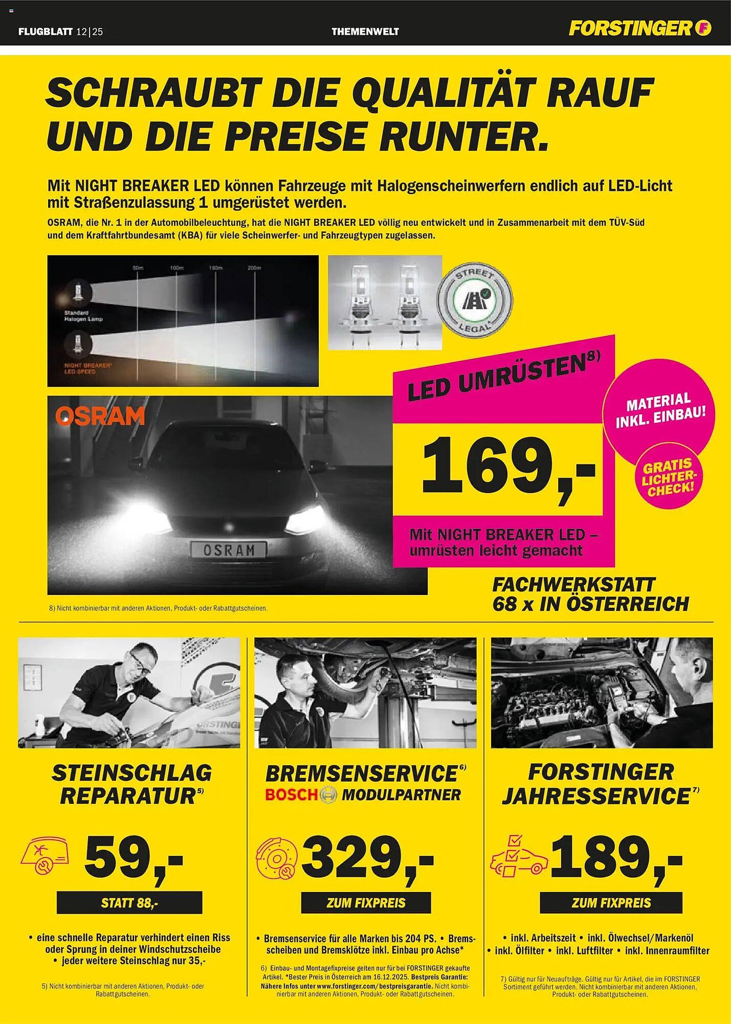 Forstinger Flugblatt