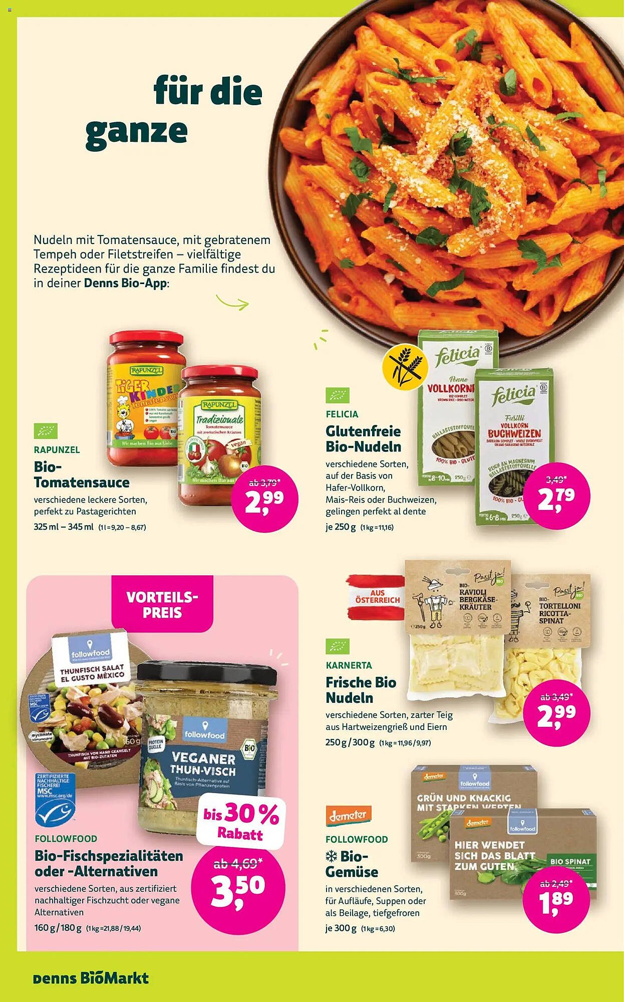 Denn's Biomarkt Flugblatt