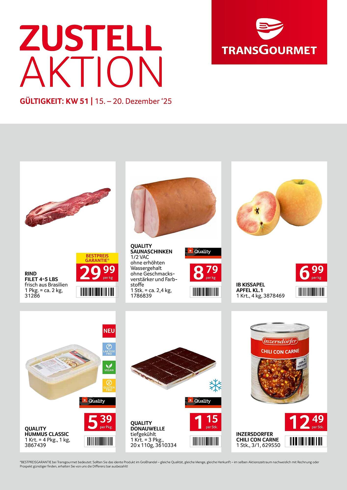 Transgourmet Flugblatt