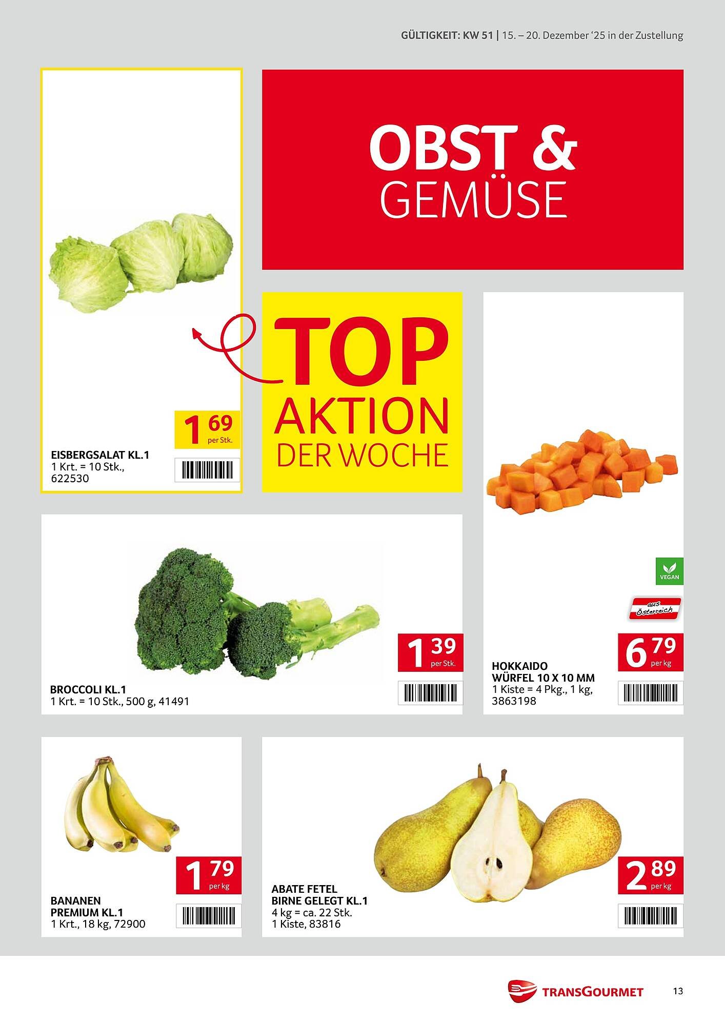 Transgourmet Flugblatt