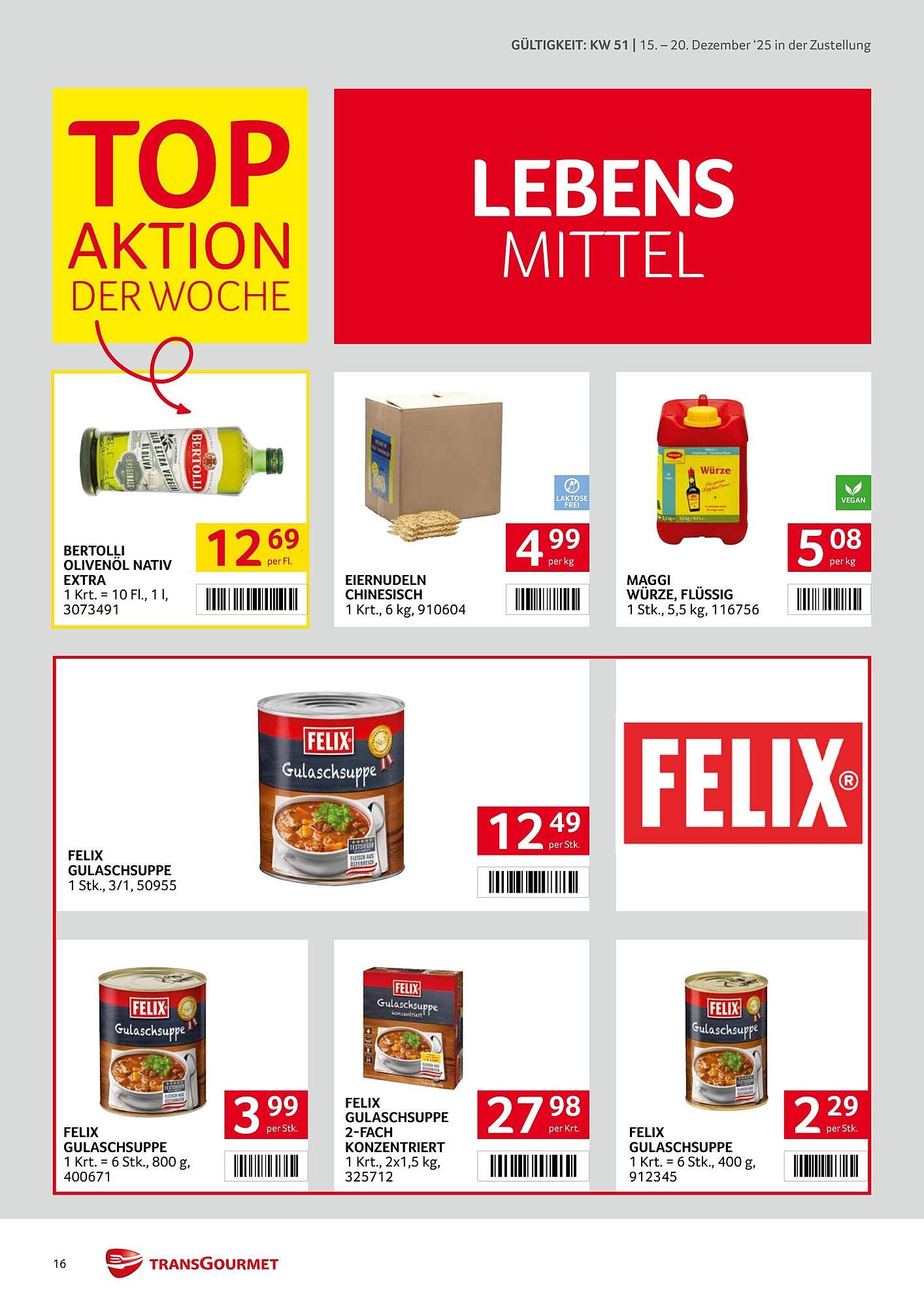 Transgourmet Flugblatt