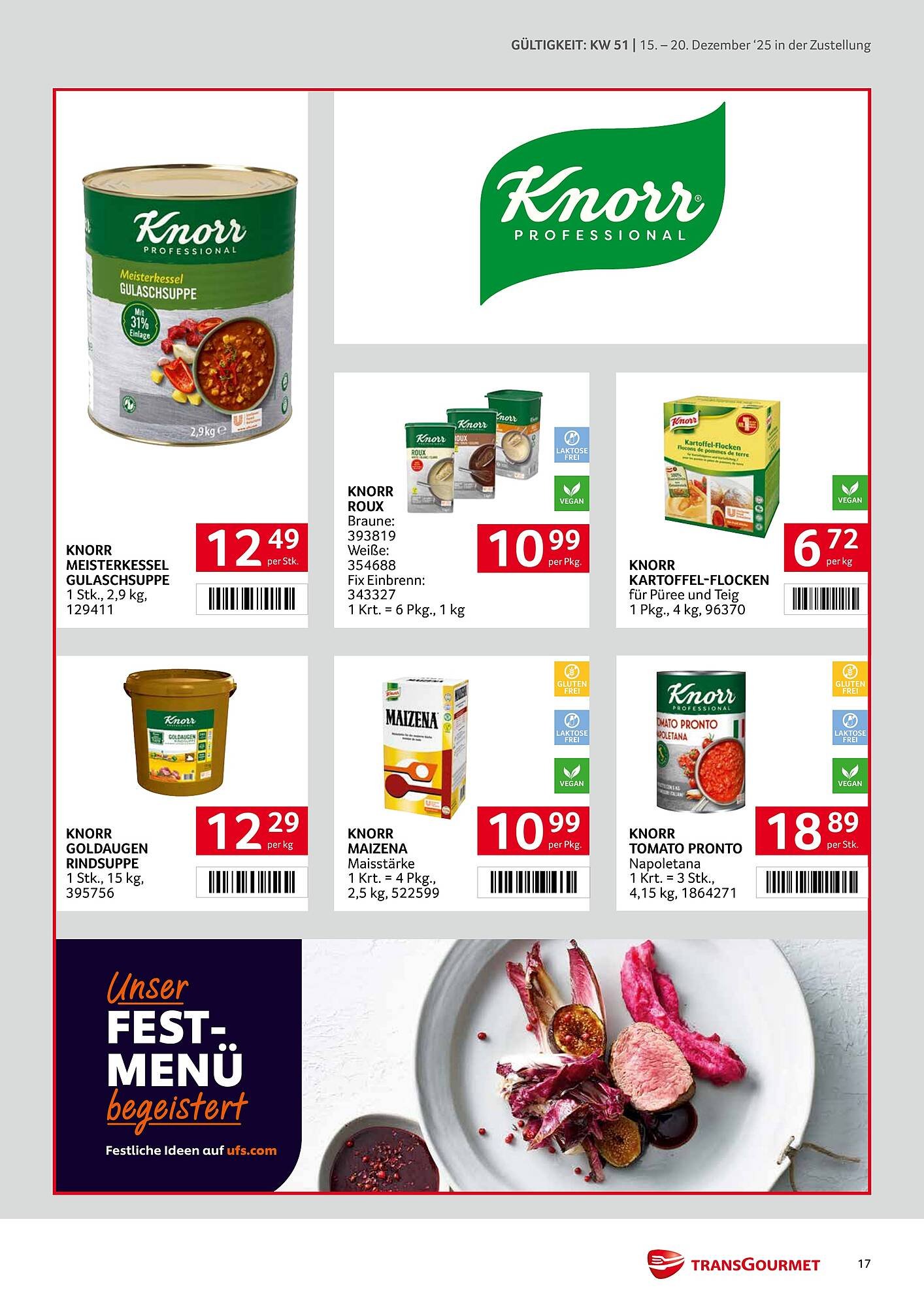 Transgourmet Flugblatt