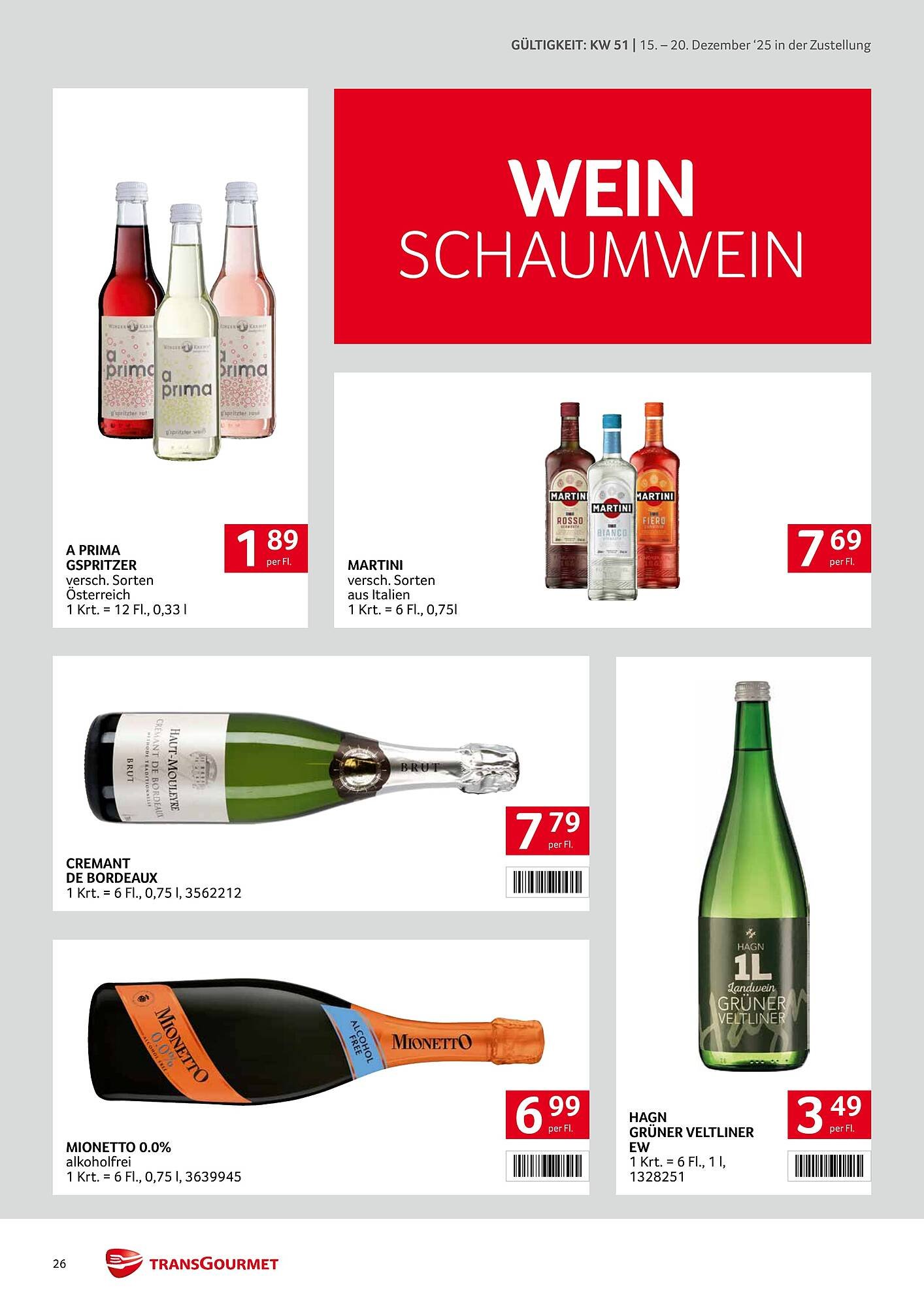 Transgourmet Flugblatt