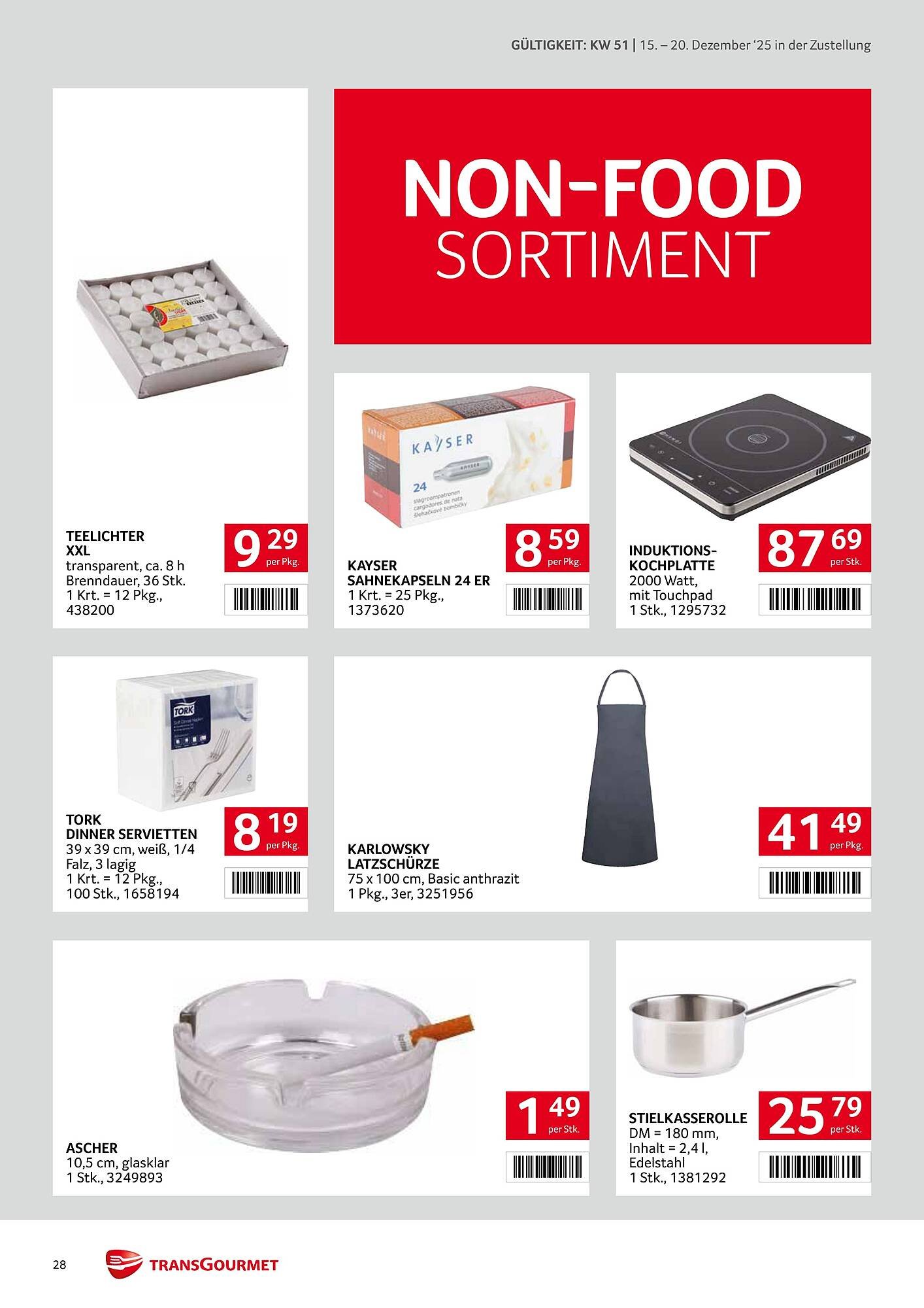 Transgourmet Flugblatt