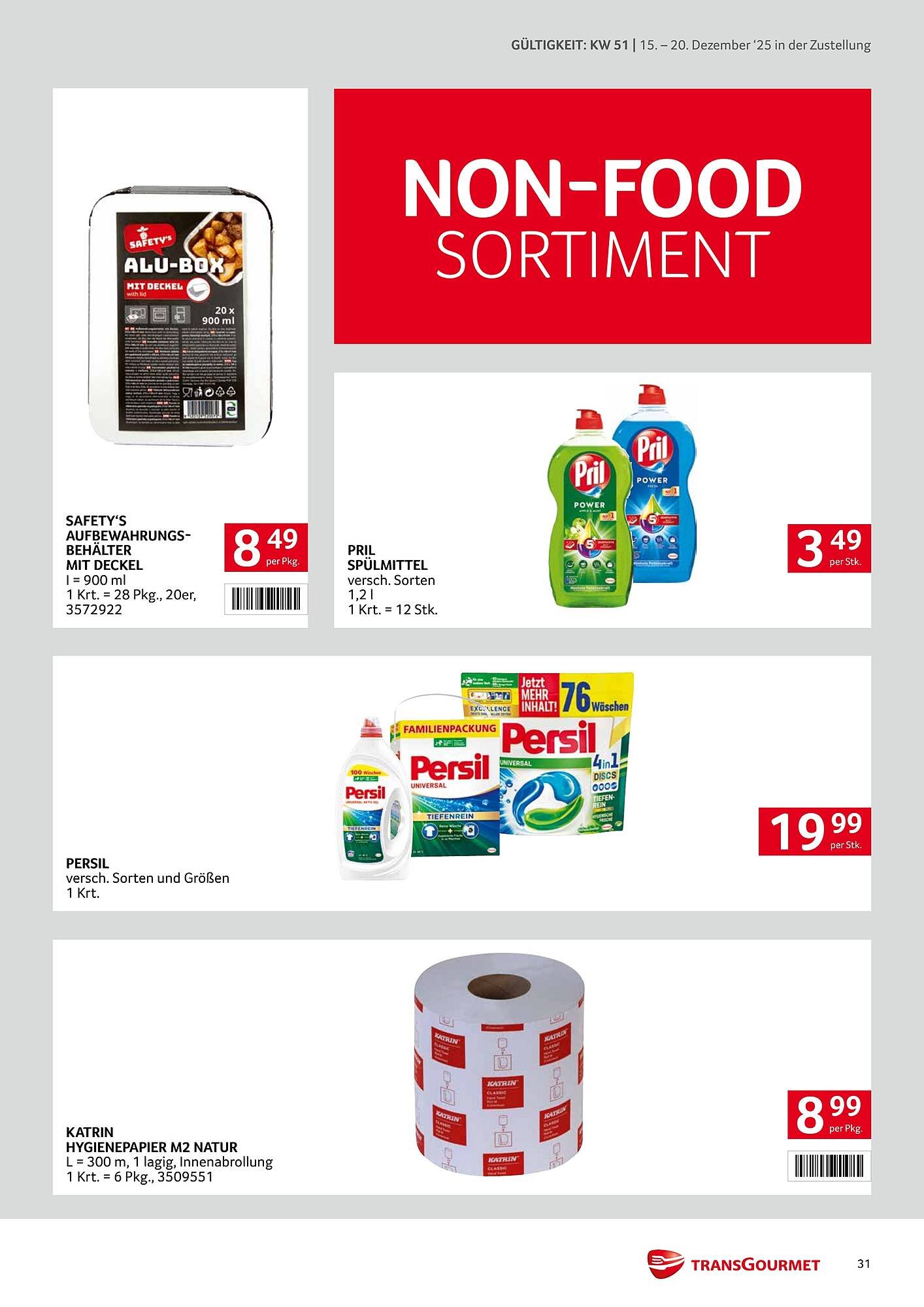 Transgourmet Flugblatt