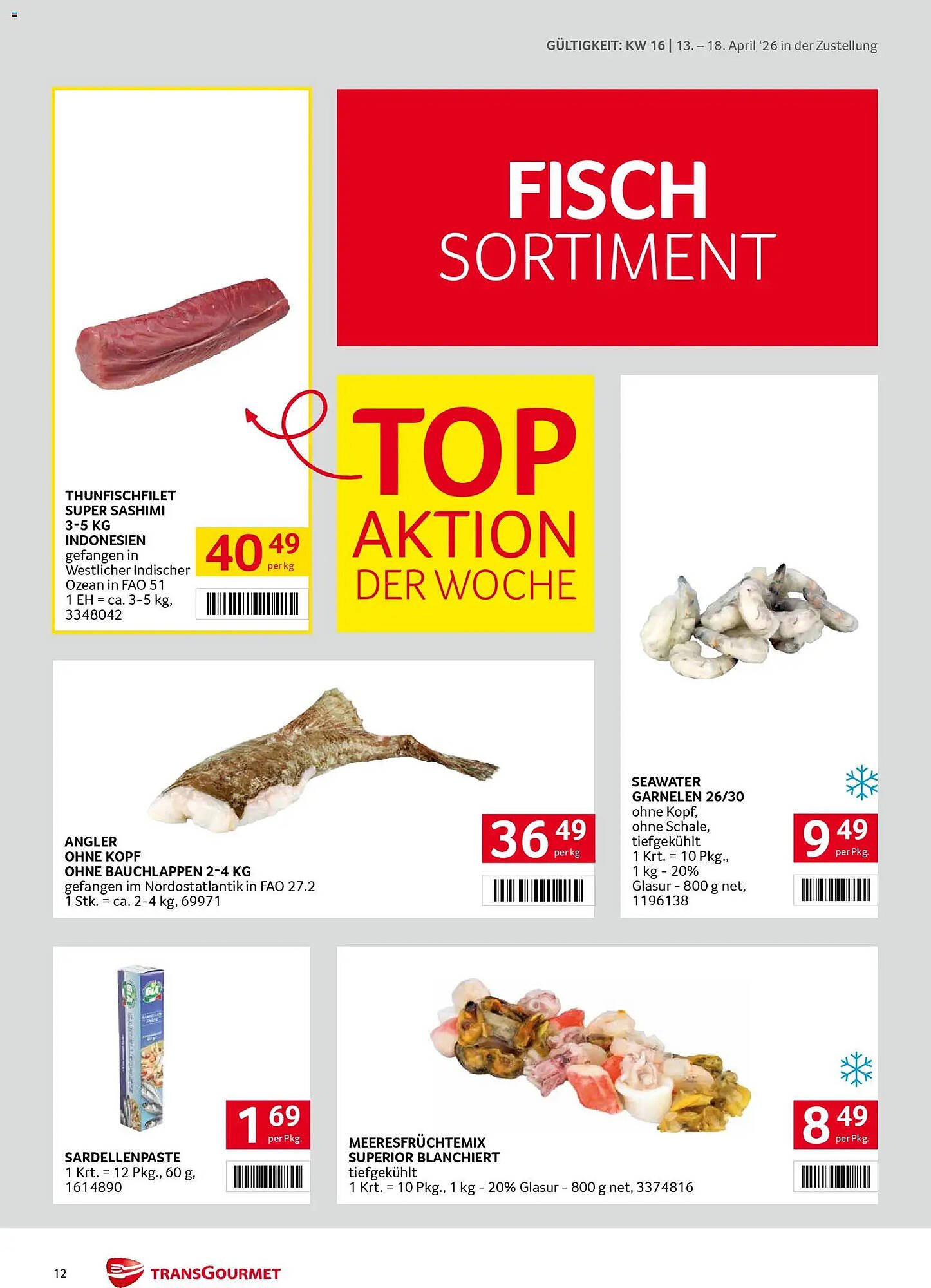 Transgourmet Flugblatt