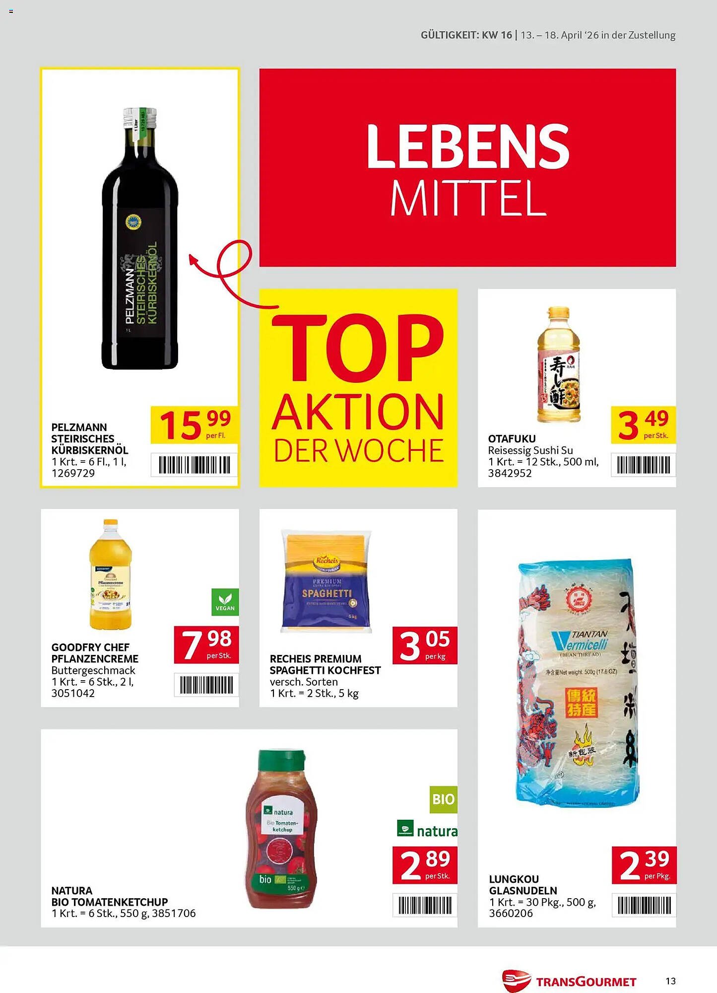 Transgourmet Flugblatt