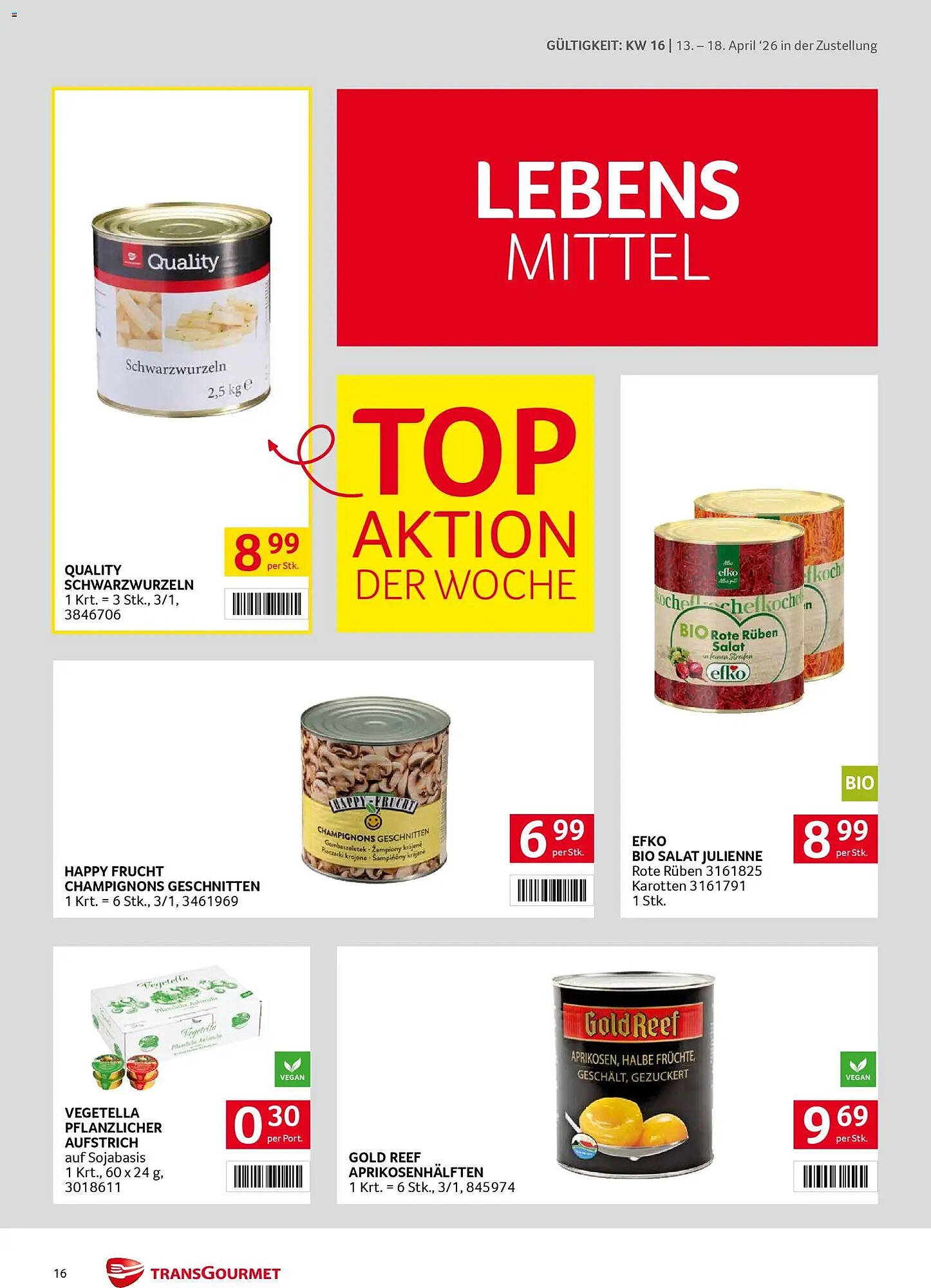 Transgourmet Flugblatt