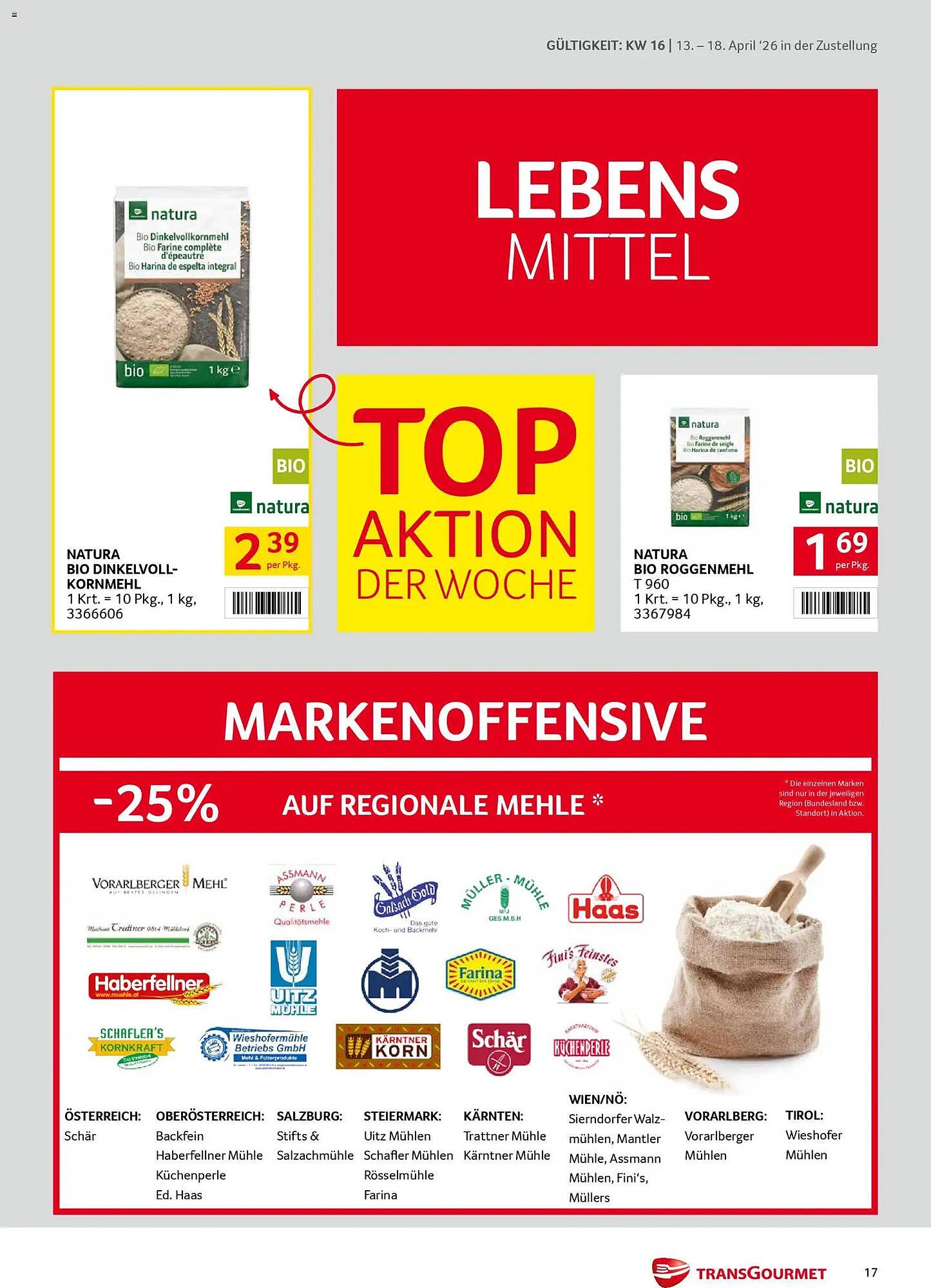 Transgourmet Flugblatt